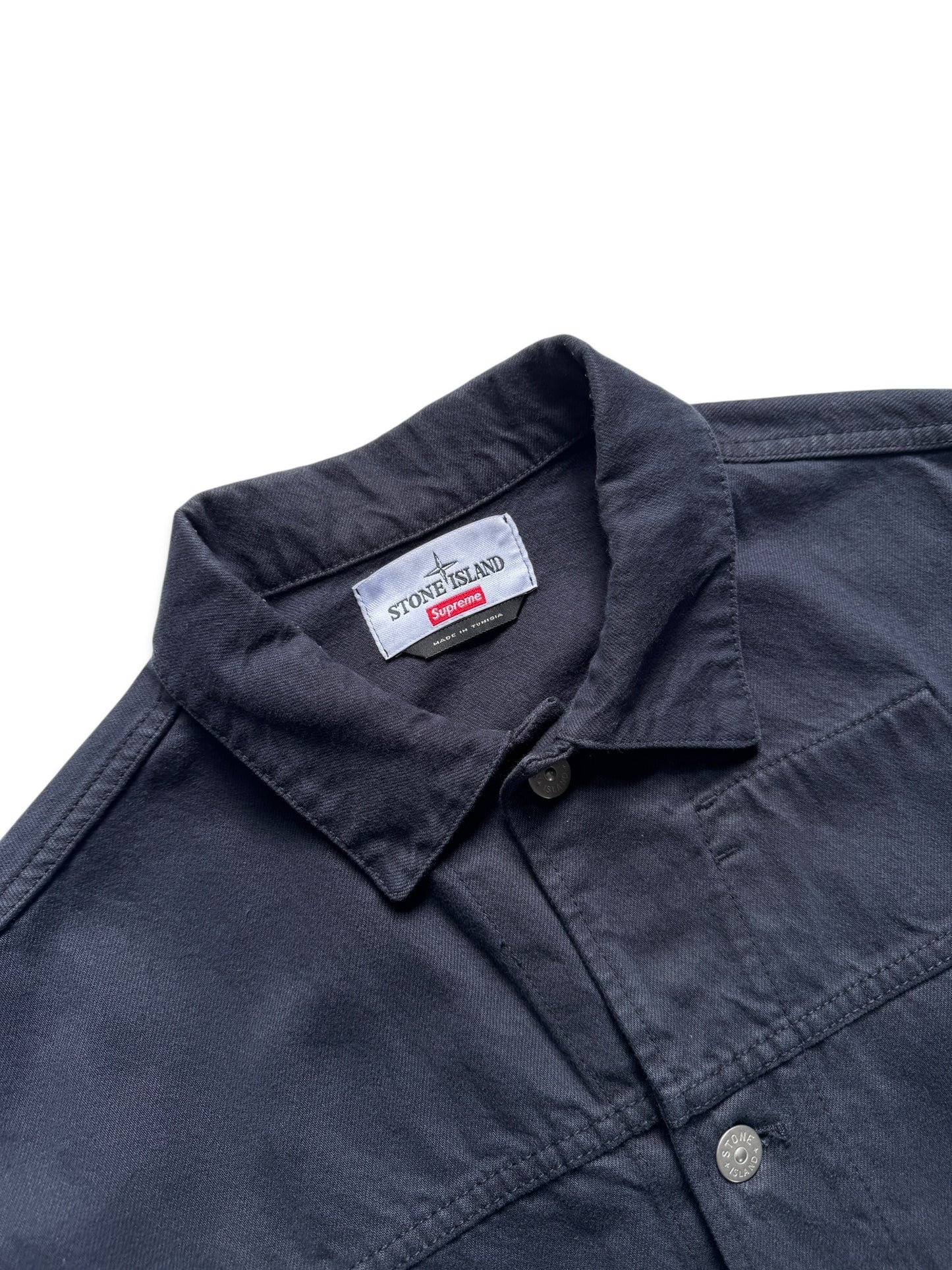 Stone Island x Supreme Bull Denim TC Jacket