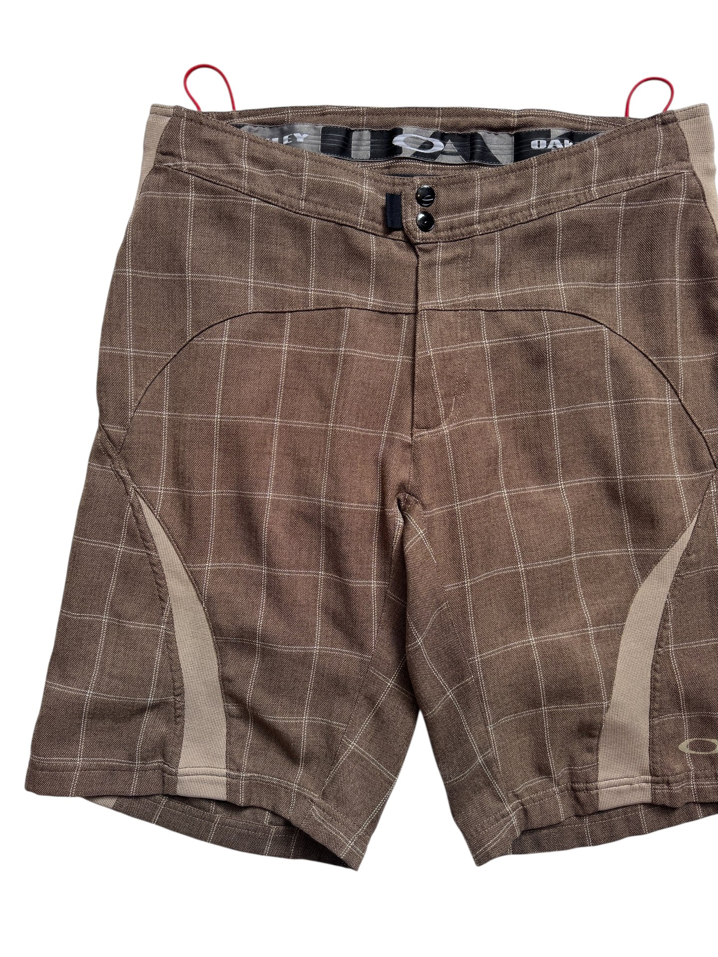 Early 2000’s Oakley Plaid Technical Shorts