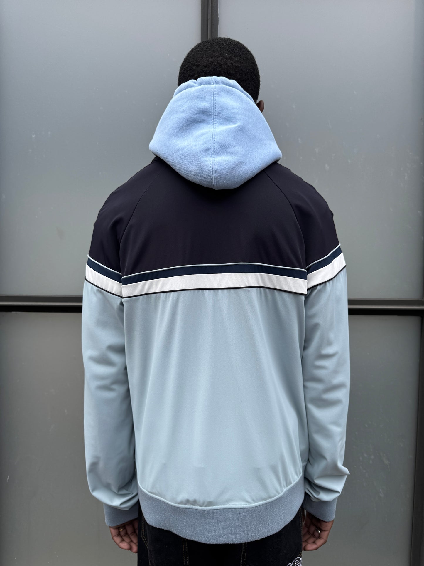 Early 2000’s Prada Sport Navy/Baby Blue Track Jacket