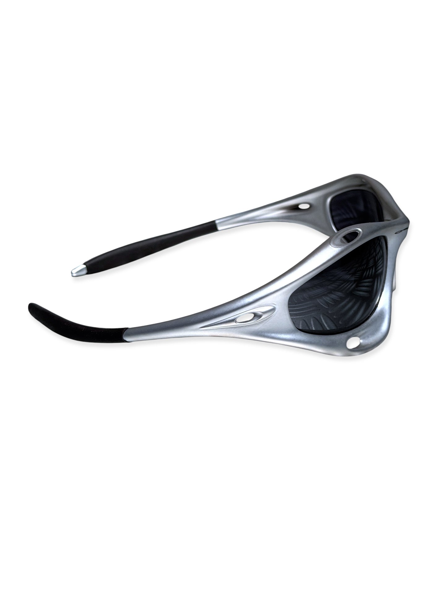 Oakley Silver Racing Jacket Sunglasses