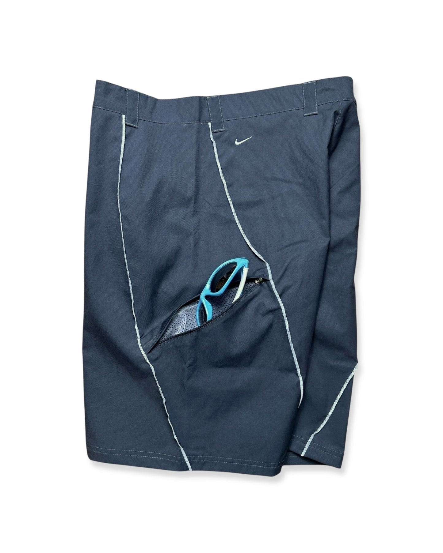 2003 Nike Mobius 'MB1' Overlocked Heavy Nylon Cargo Shorts