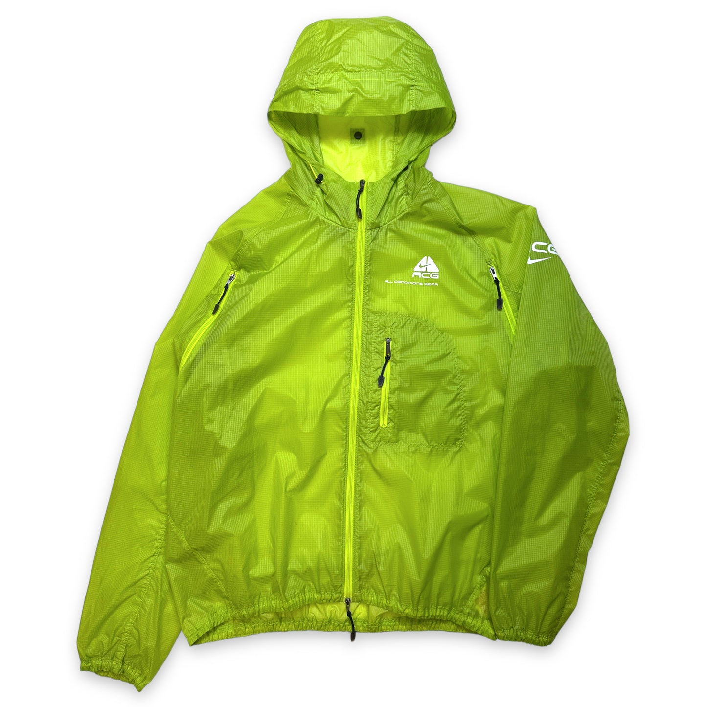 ナイキ ACG 半透明ボルト グリーン ジャケット - M
