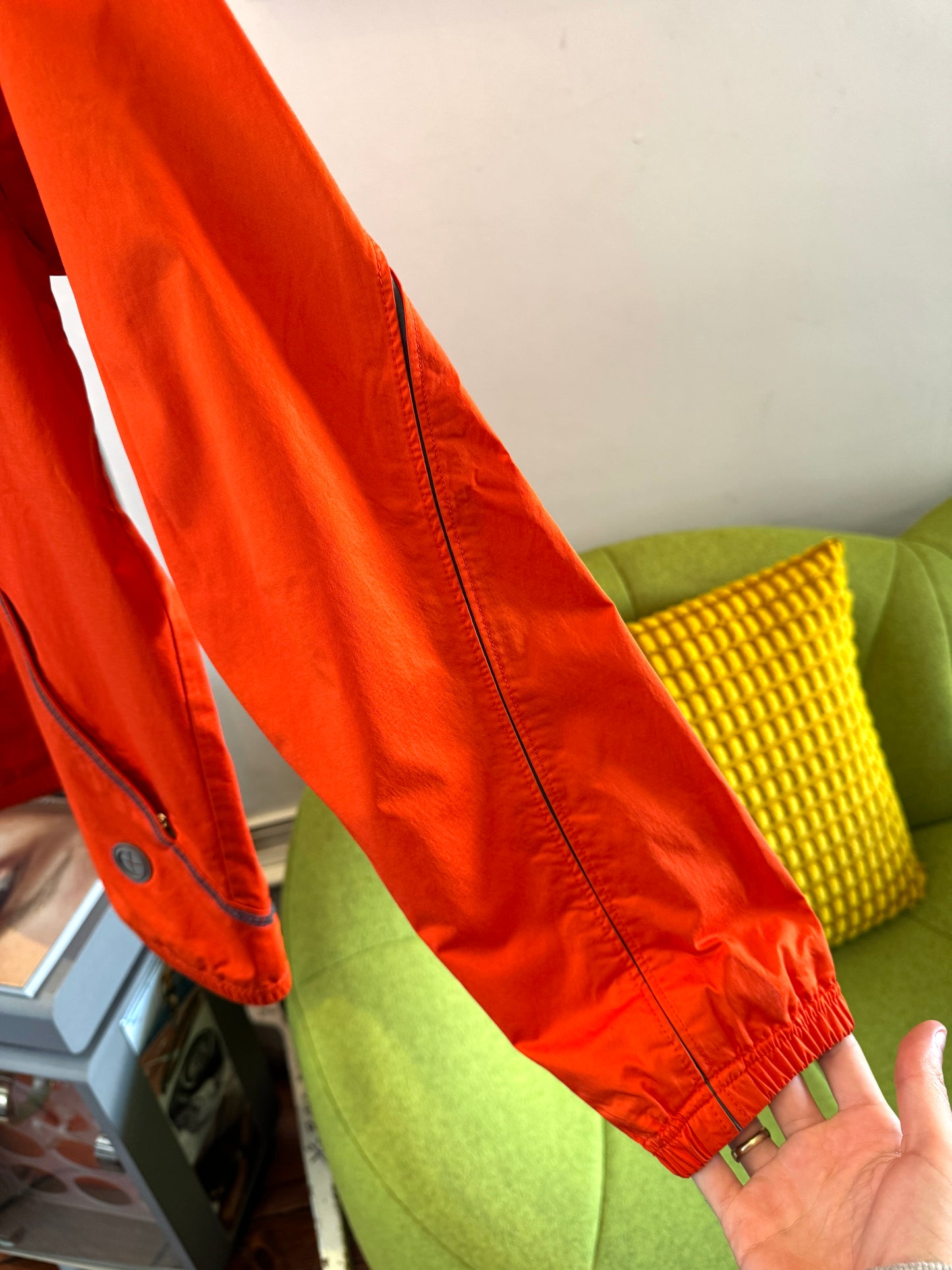 SS03’ Nike Mobius Bright Orange Articulated 1/4 Zip Jacket
