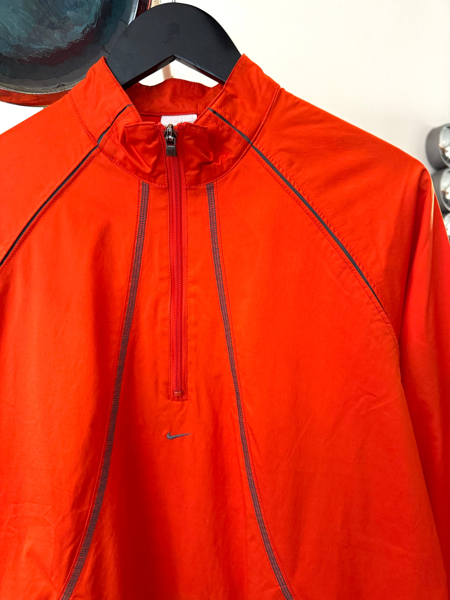 SS03’ Nike Mobius Bright Orange Articulated 1/4 Zip Jacket