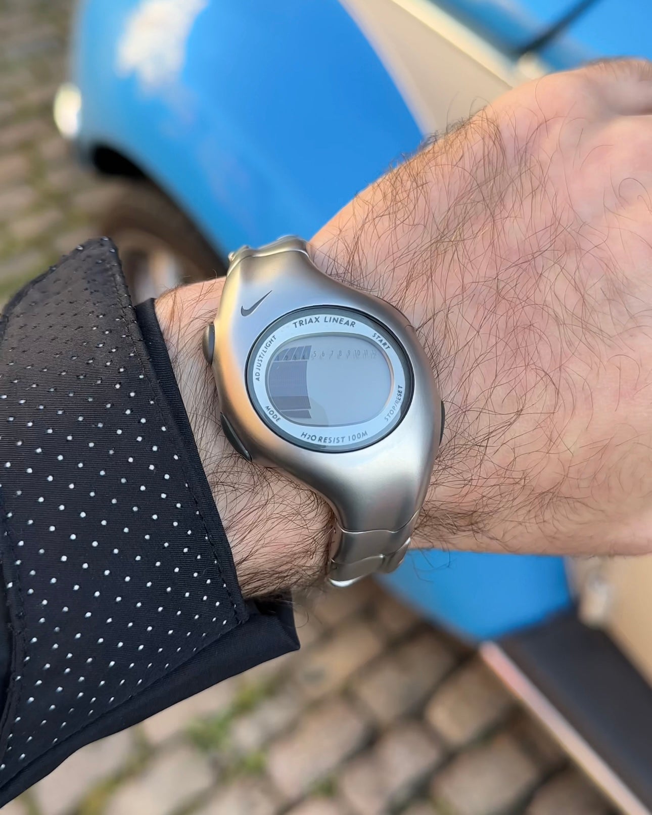 Early 2000’s Nike Stainless Steel Triax Linear Analog Watch