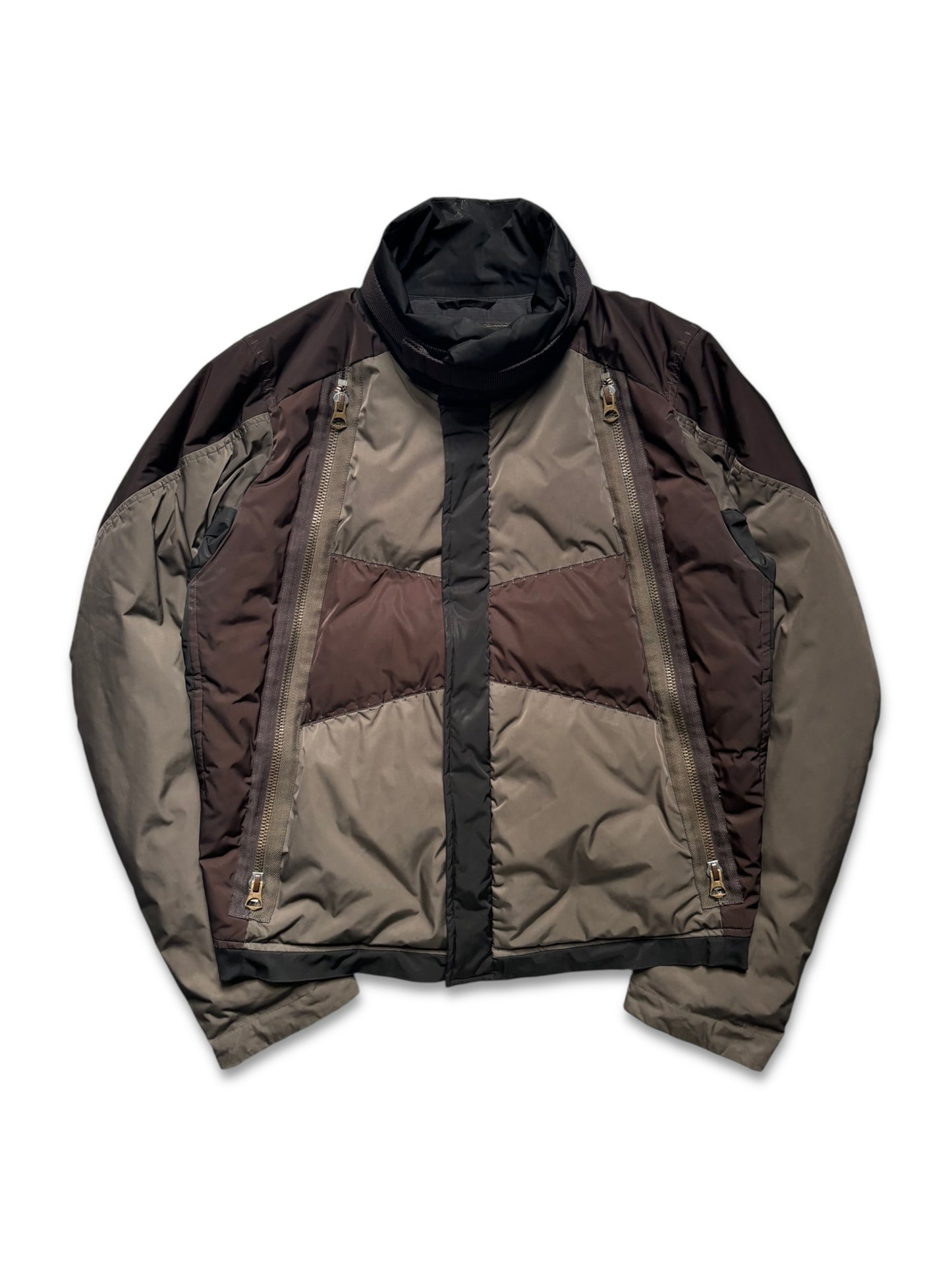 Early 2000’s Marithe Francois + Girbaud Patchwork Multi Pocket Jacket