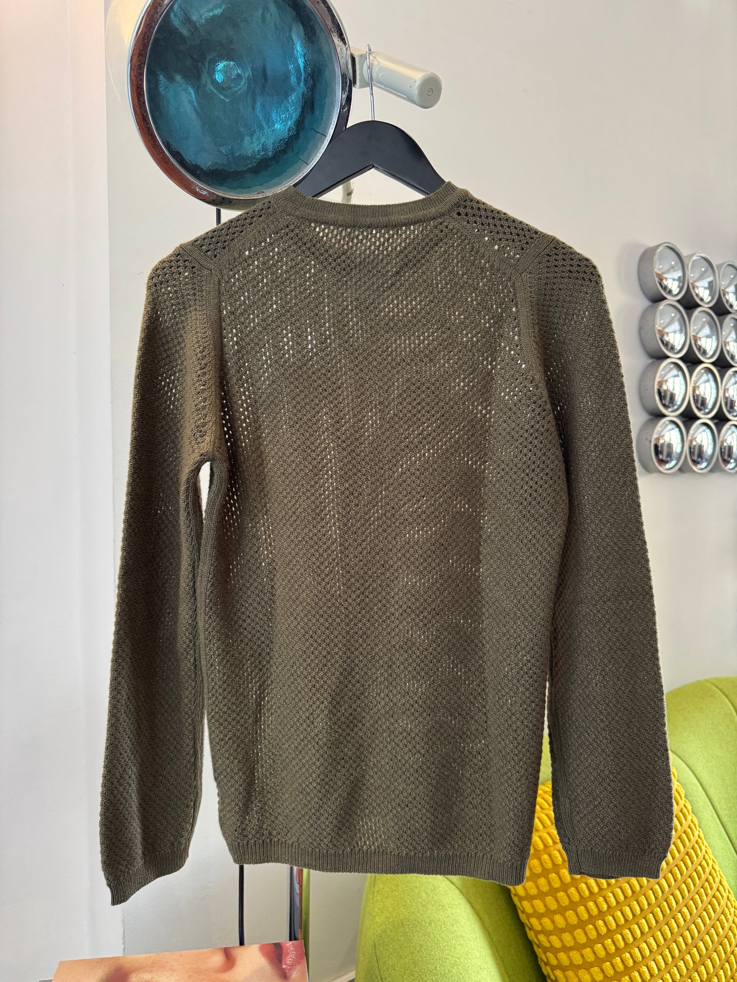 3Man Olive Knitted Crewneck