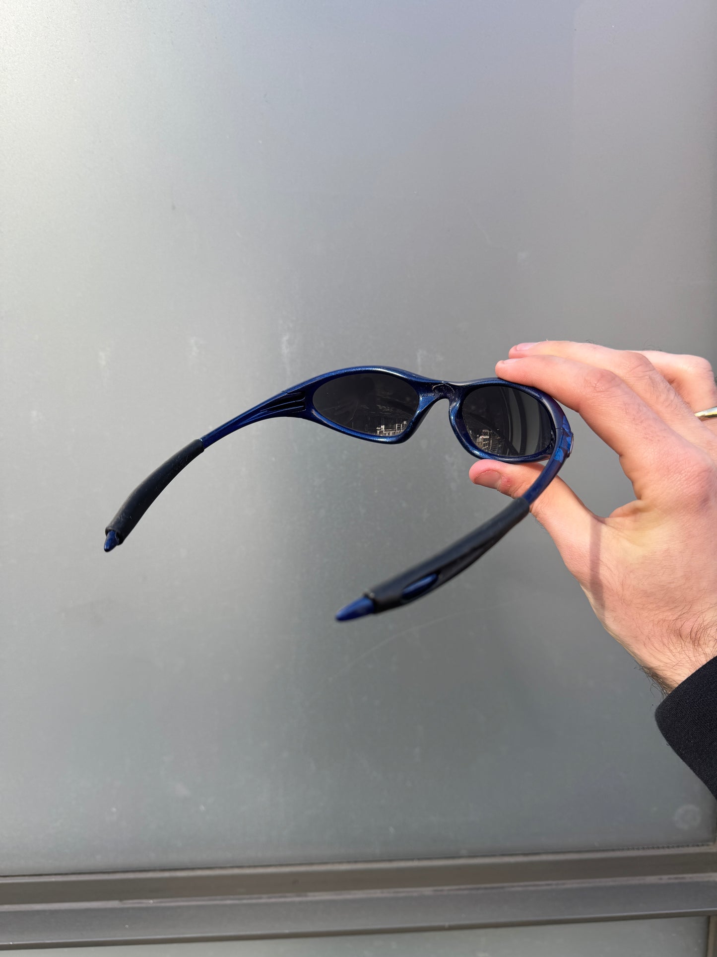 1990’s Oakley Minute Deep Navy/Flowers Sunglasses
