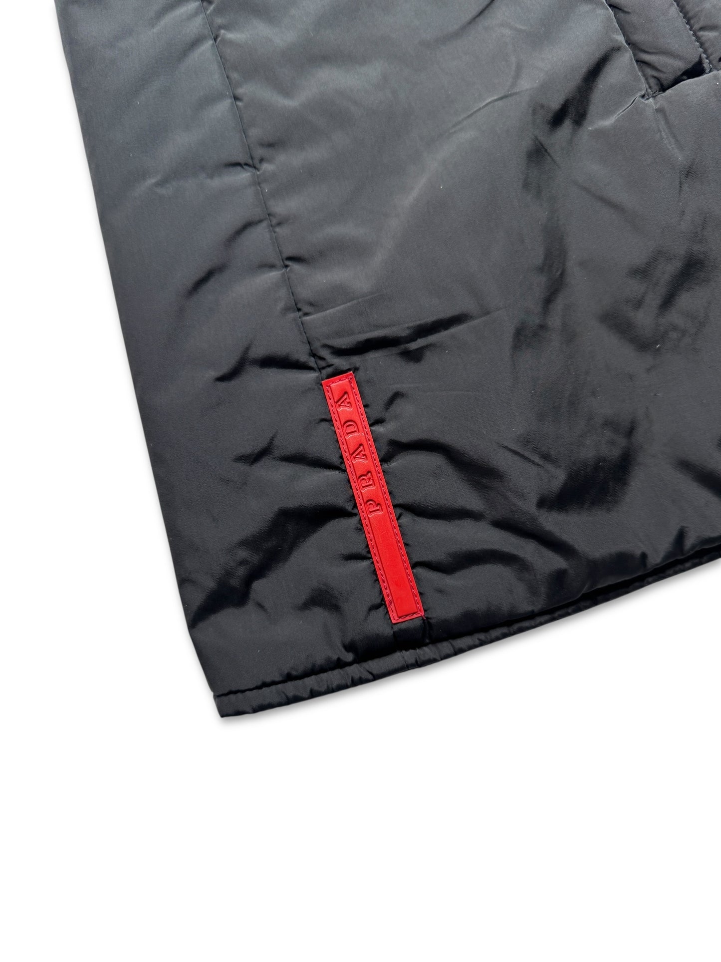 AW99’ Prada Sport Jet Black 3M Padded Balaclava Vest