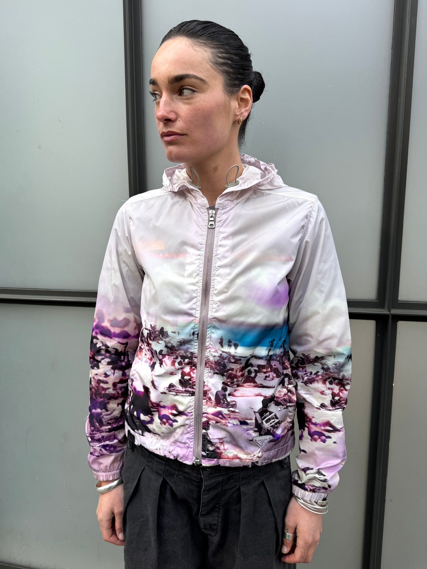 2010 Prada Main Line ‘Beach’ Nylon Hooded Jacket