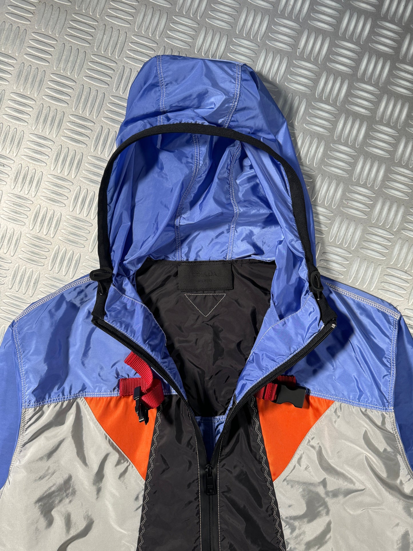 SS17' Prada Milano Technical Panelled Nylon Jacket
