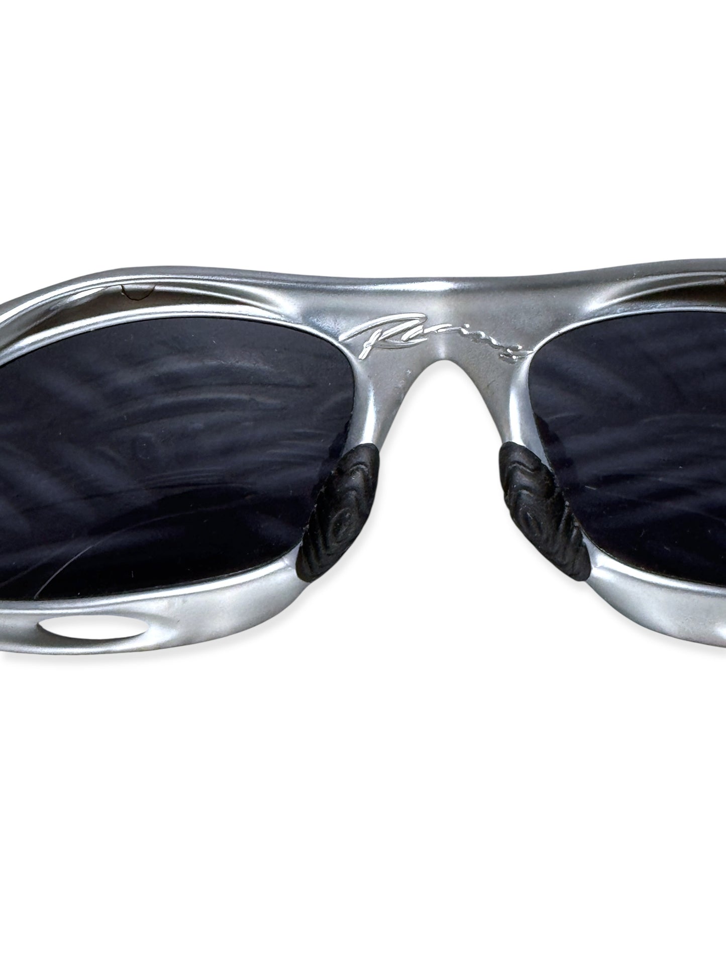 Oakley Silver Racing Jacket Sunglasses