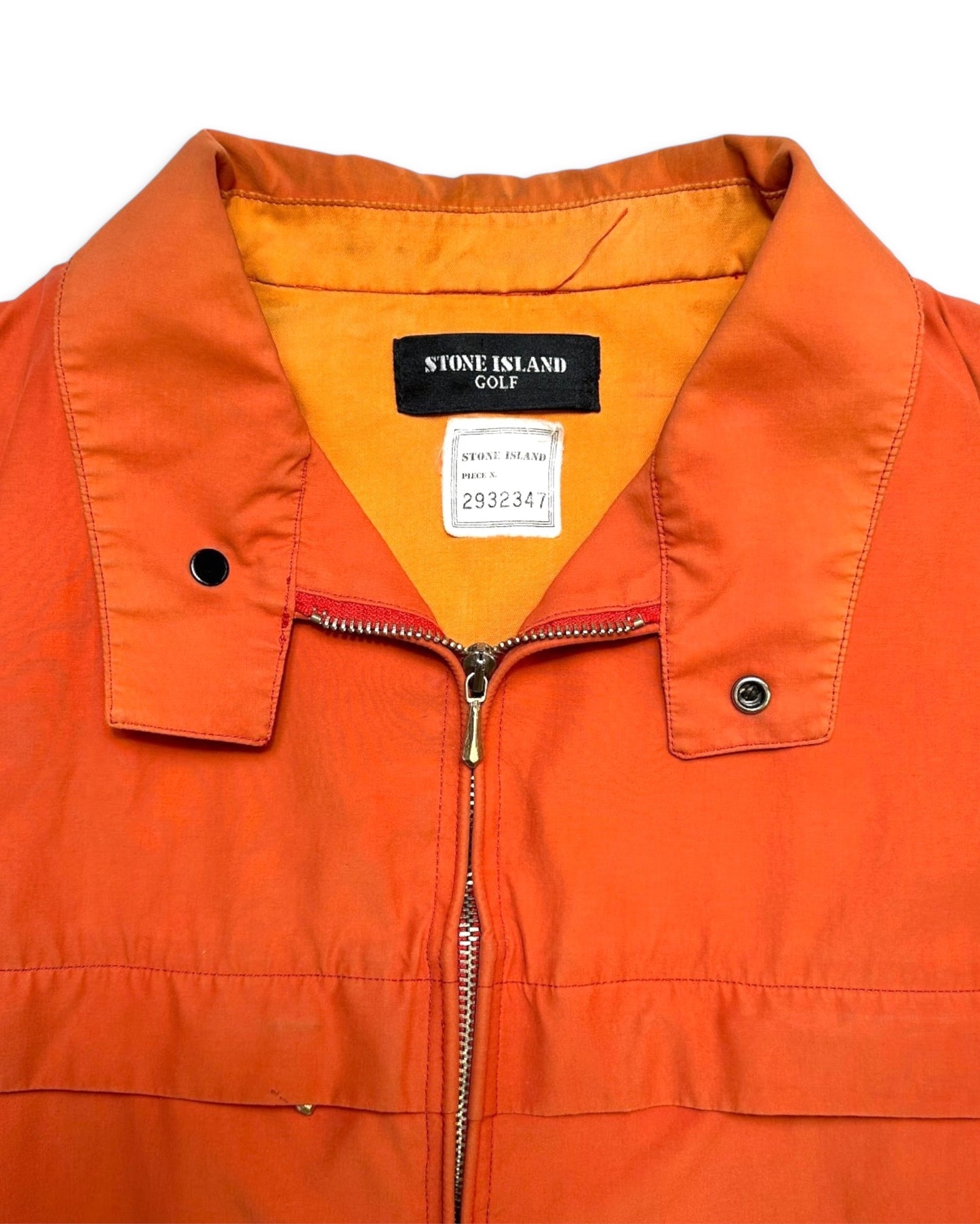 1989 Stone Island Golf Orange Chore Jacket