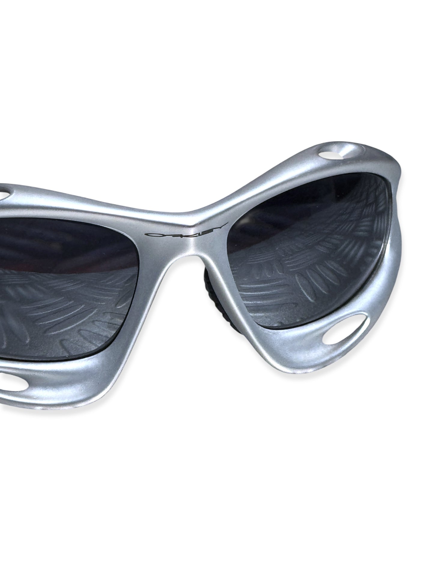 Oakley Silver Racing Jacket Sunglasses