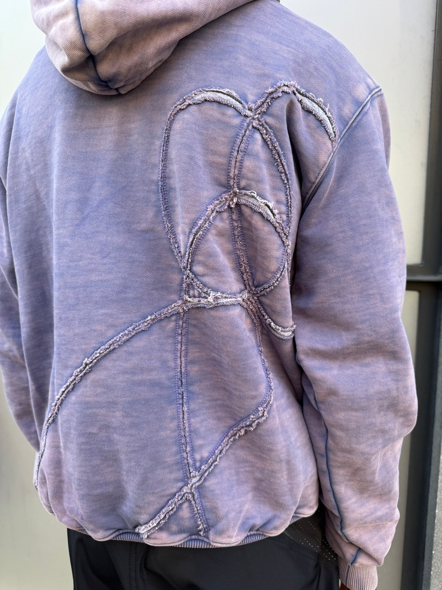 Xlim Overdyed Purple Hoodie