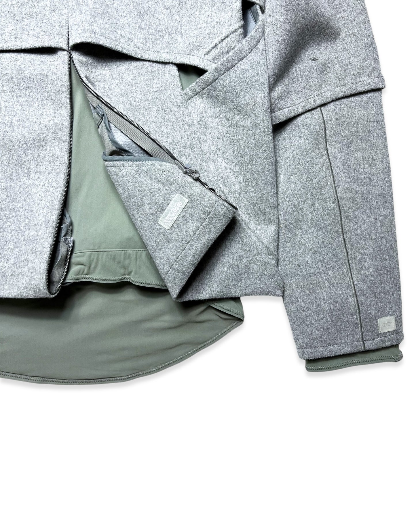 2003-04 Nike 01 Code Grey Loro Piana Wool Mastercraft Jacket
