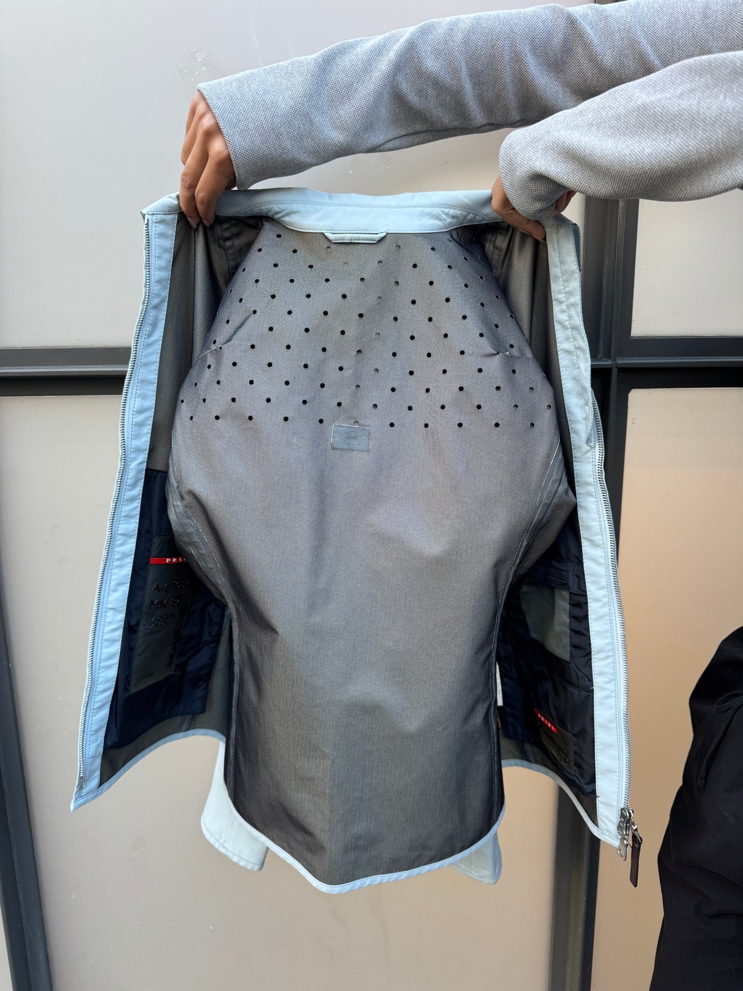 SS99’ Prada Sport Western Trim Perforated Gore-Tex Cropped Jacket