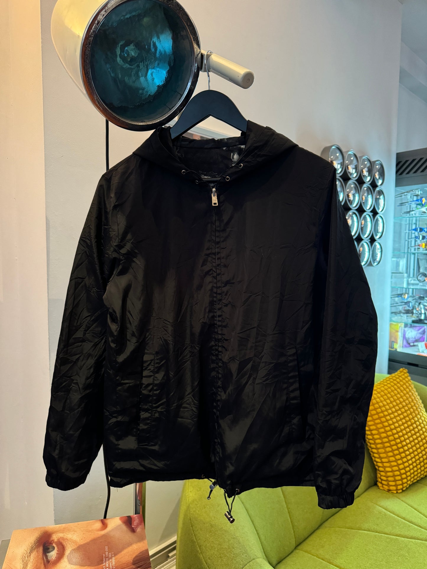 Prada Mainline Reversible Camo/Flowers Print Nylon Jacket