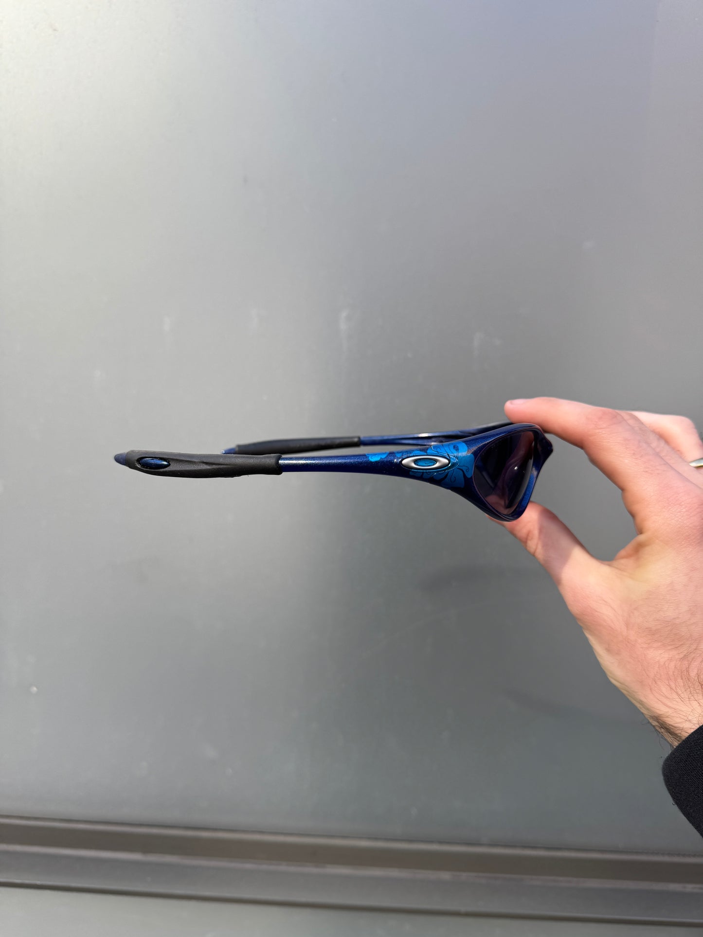 1990’s Oakley Minute Deep Navy/Flowers Sunglasses