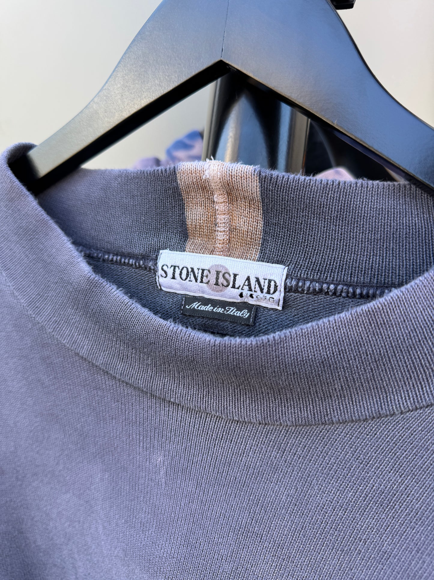 Early 2000’s Stone Island Navy Taped Crewneck