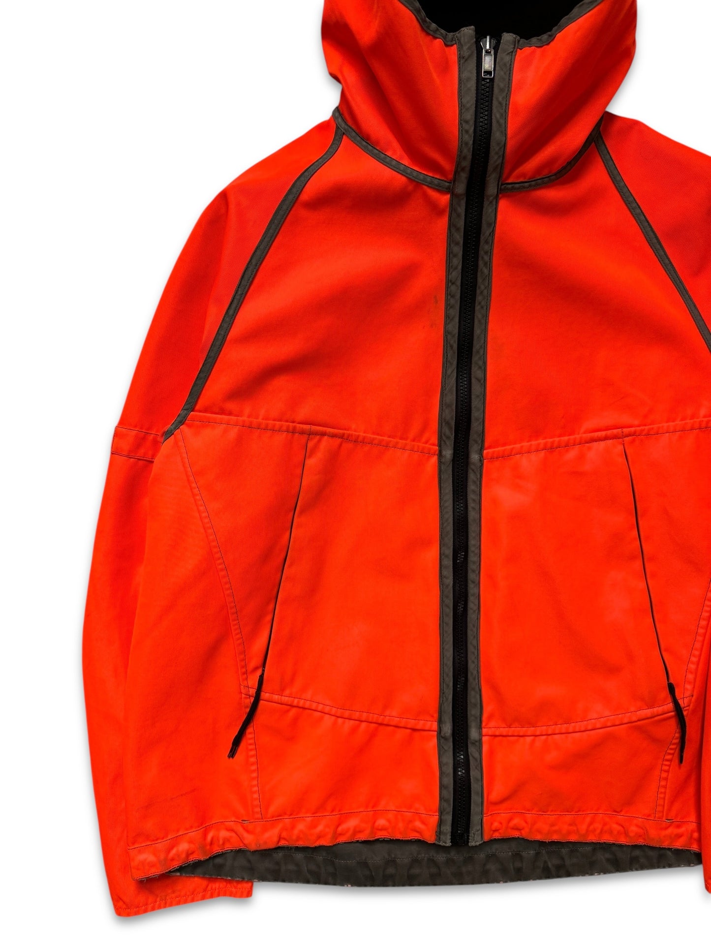AW05' Stone Island Fluorescent Orange Reversible Jacket