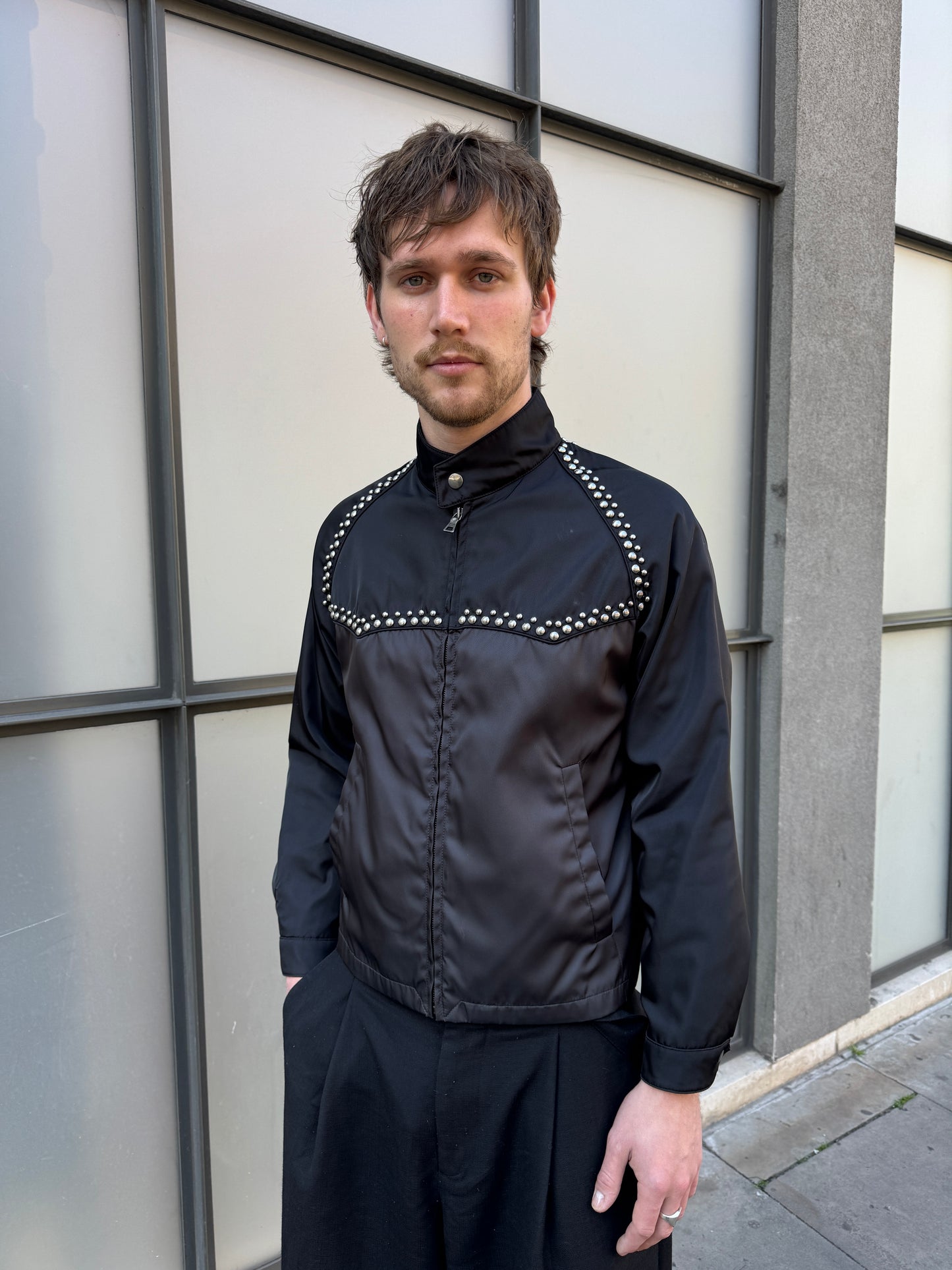 AW11’ Prada Main Line Studded Jacket