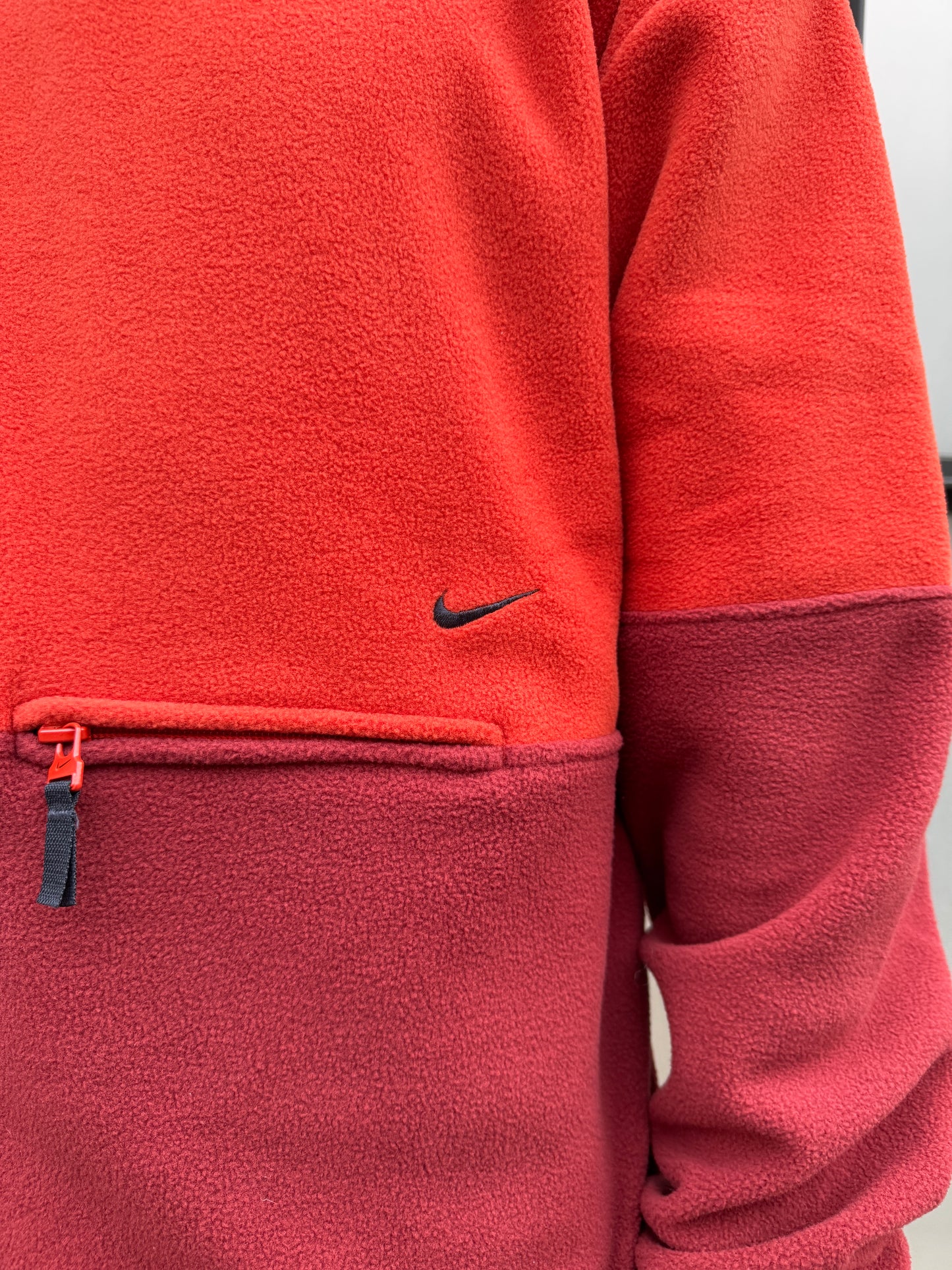 Early 2000’s Nike Split Panel Stash Pocket Fleece