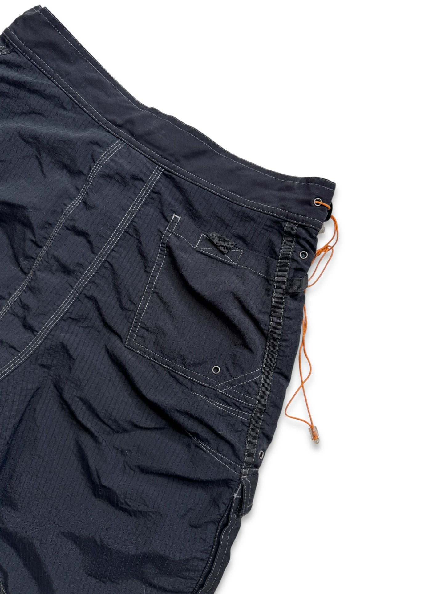Early 2000’s Oakley Jet Black Technical Ventilated Shorts