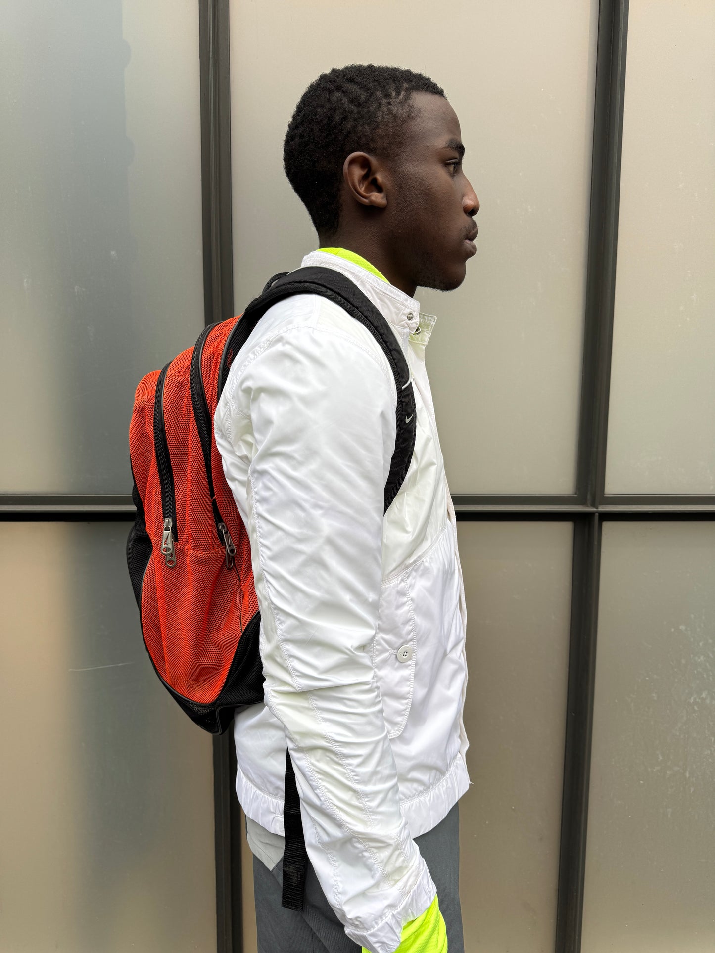 Early 2000’s Nike Big Swoosh Mesh Back Pack