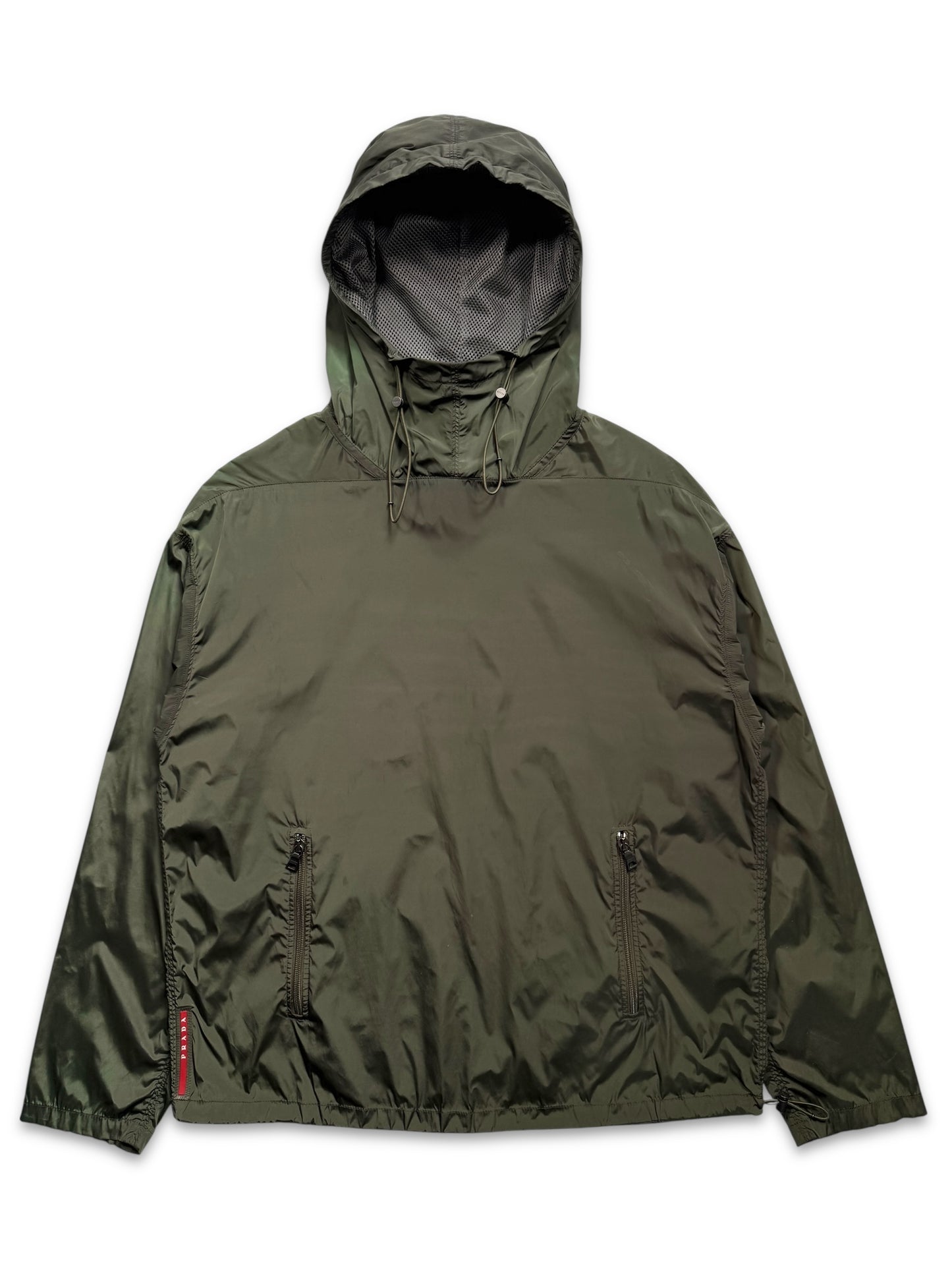 SS11’ Prada Linea Rossa Deep Green Anorak Pullover Jacket