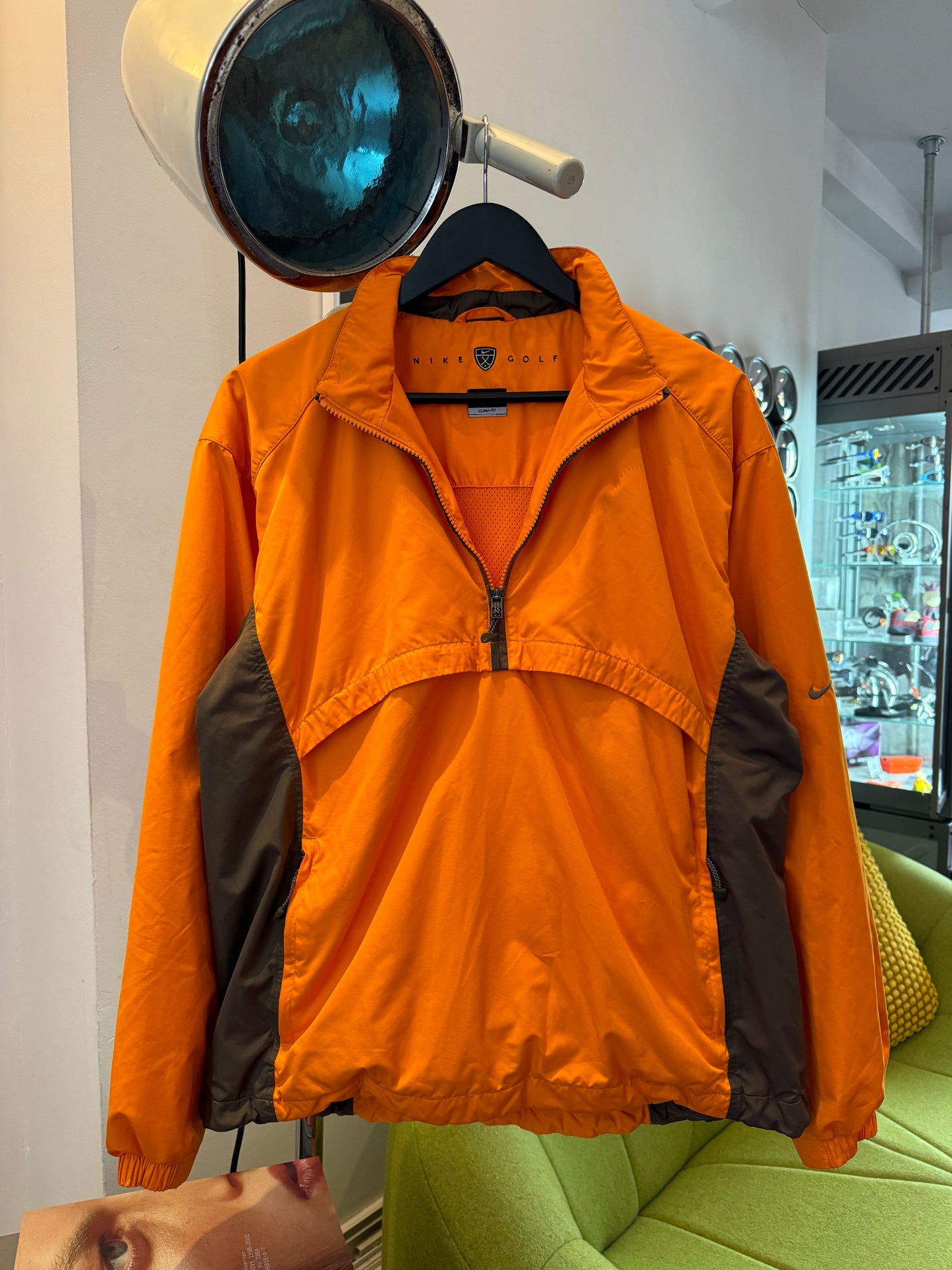 Early 2000’s Nike Bright Orange Half Zip Pullover