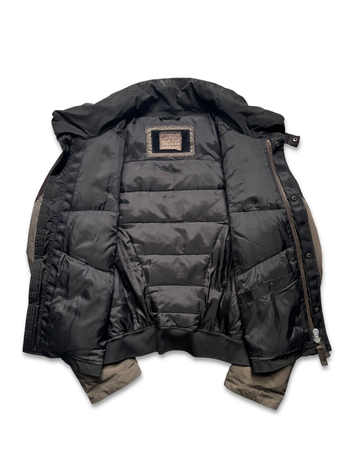 Early 2000’s Marithe Francois + Girbaud Patchwork Multi Pocket Jacket
