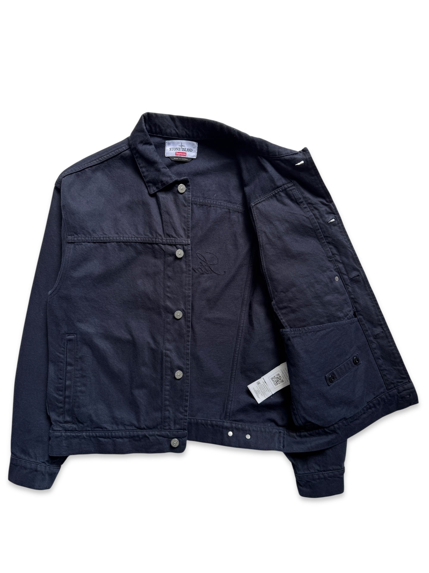 Stone Island x Supreme Bull Denim TC Jacket