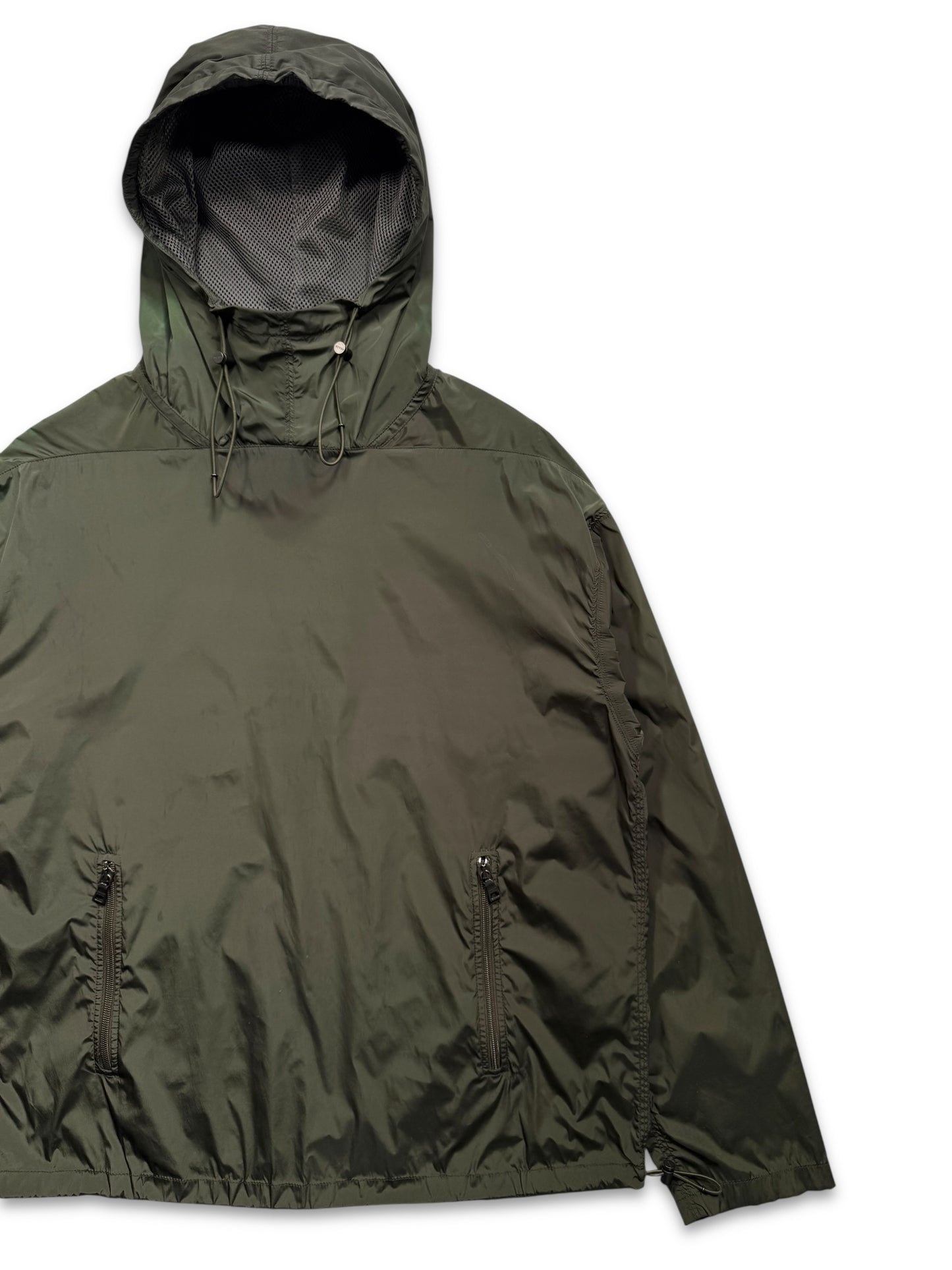 SS11’ Prada Linea Rossa Deep Green Anorak Pullover Jacket