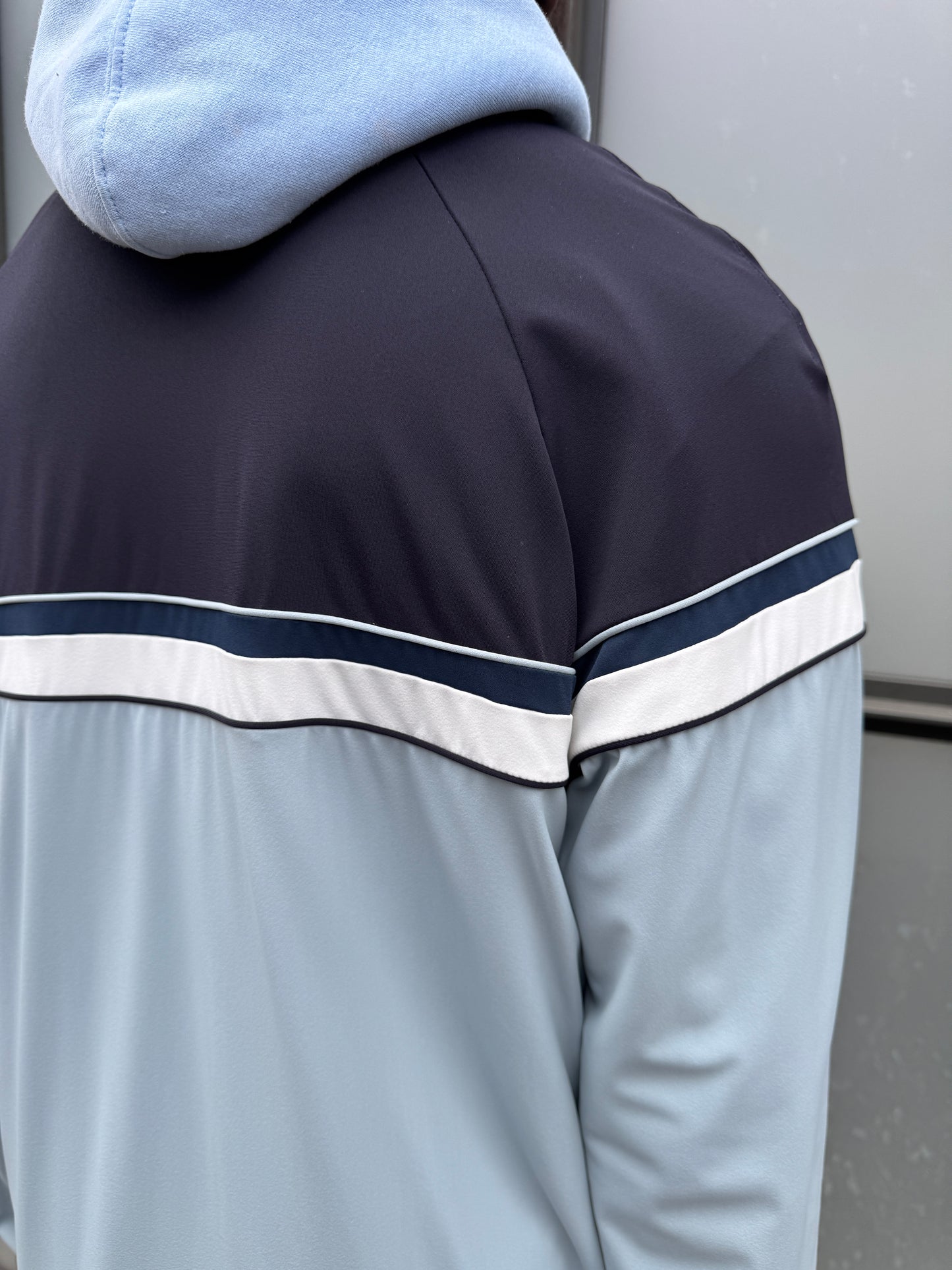 Early 2000’s Prada Sport Navy/Baby Blue Track Jacket