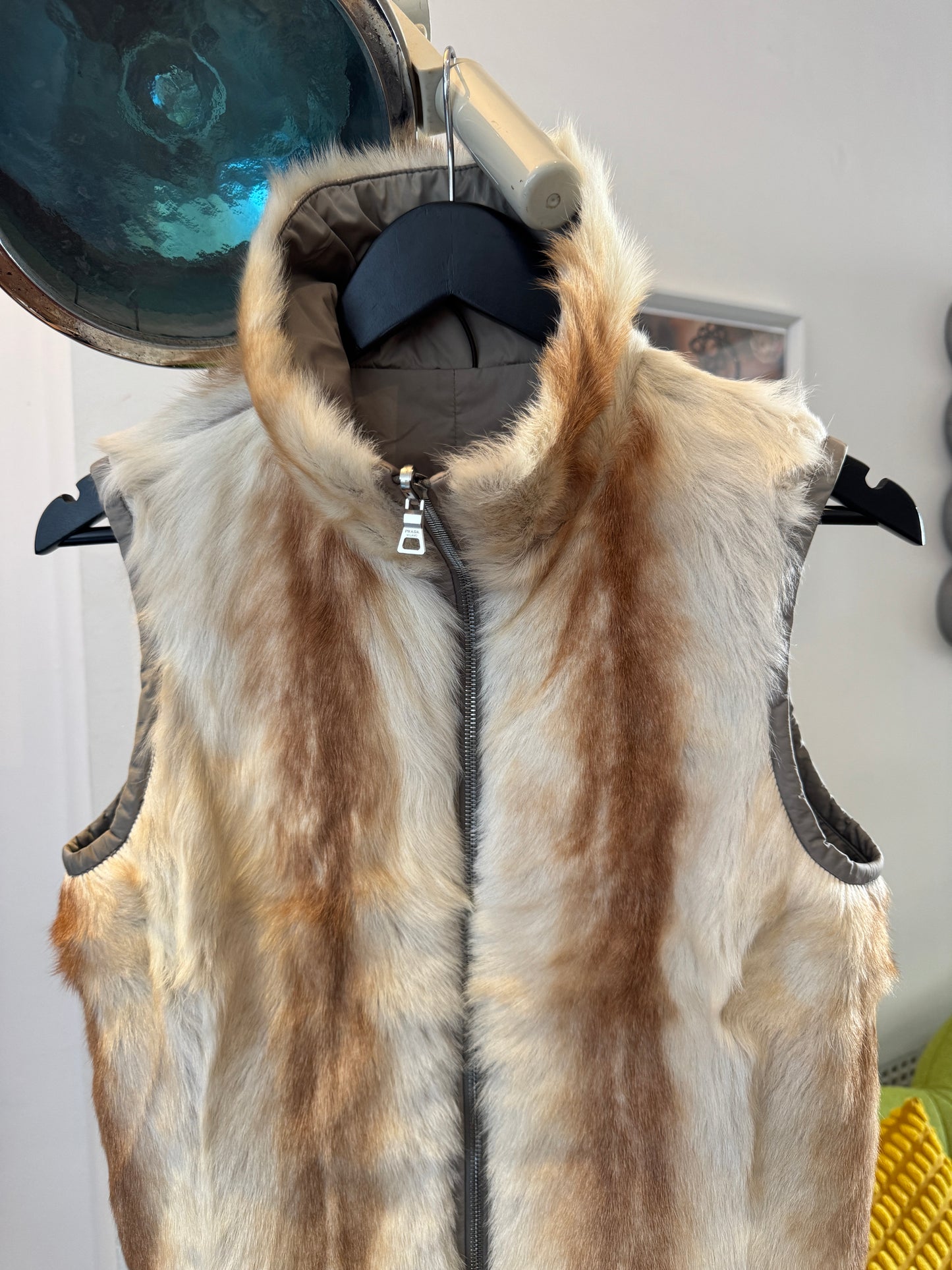 Early 2000’s Prada Sport Reversible Fur Vest