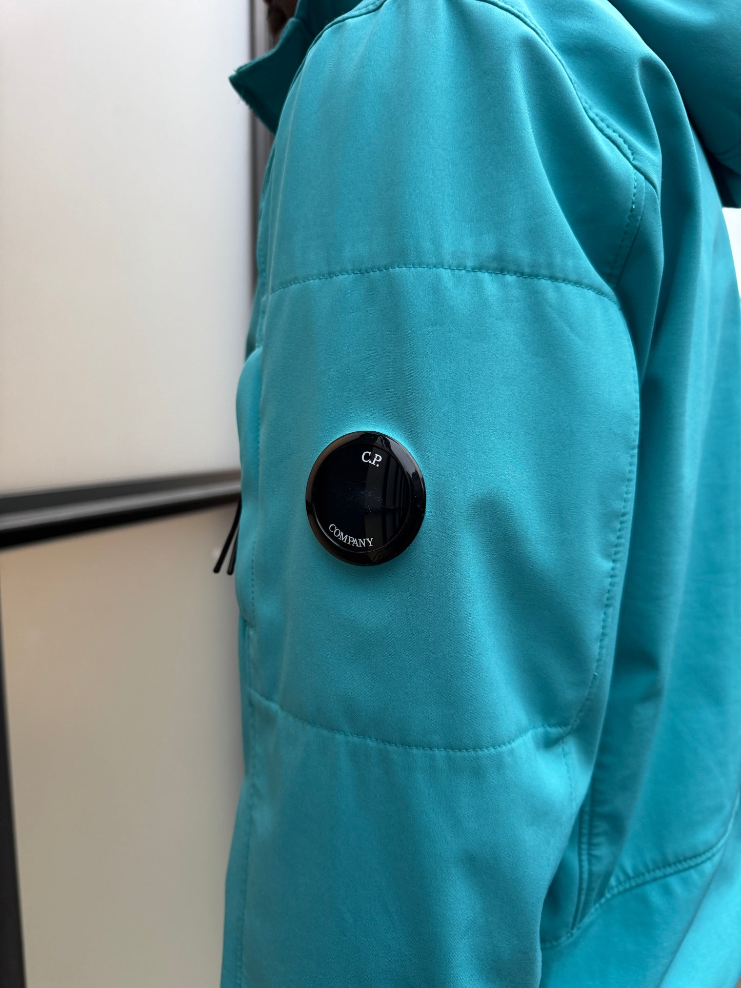 CP Company Marina Blue Soft Shell Goggle Jacket