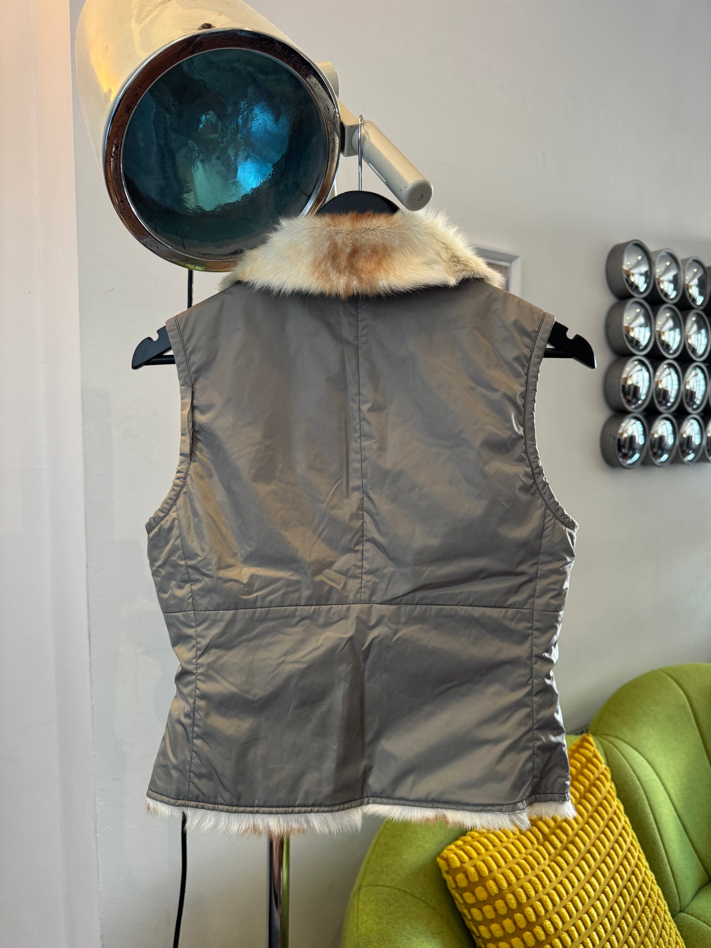 Early 2000’s Prada Sport Reversible Fur Vest