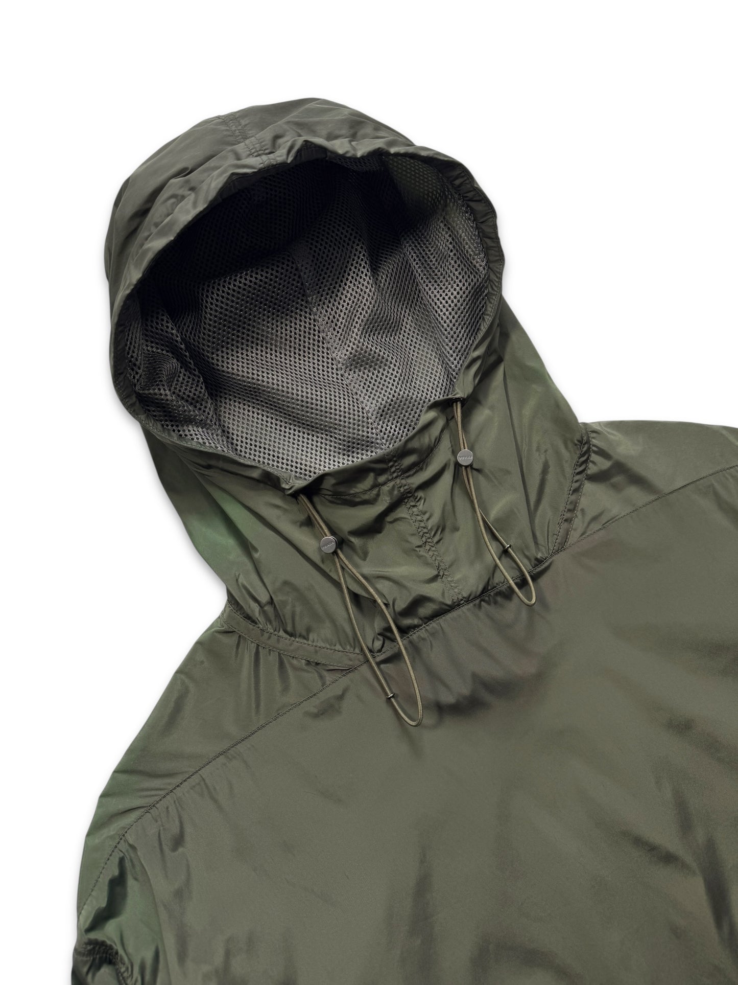 SS11’ Prada Linea Rossa Deep Green Anorak Pullover Jacket