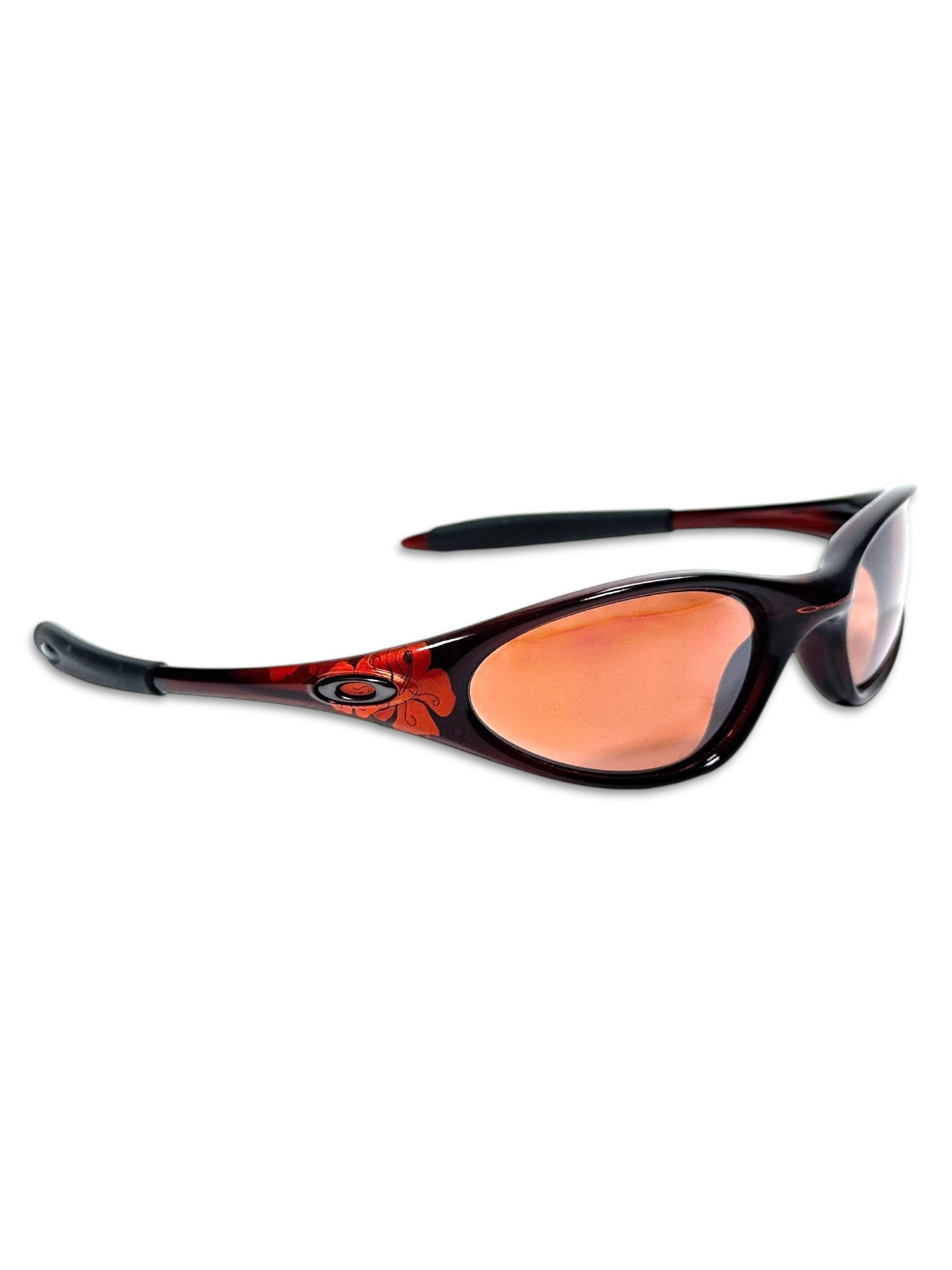 Oakley Red Wine Flower Print Minute Sunglasses