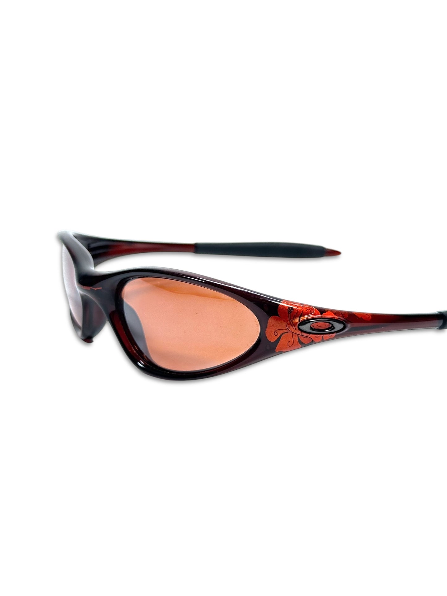 Oakley Red Wine Flower Print Minute Sunglasses