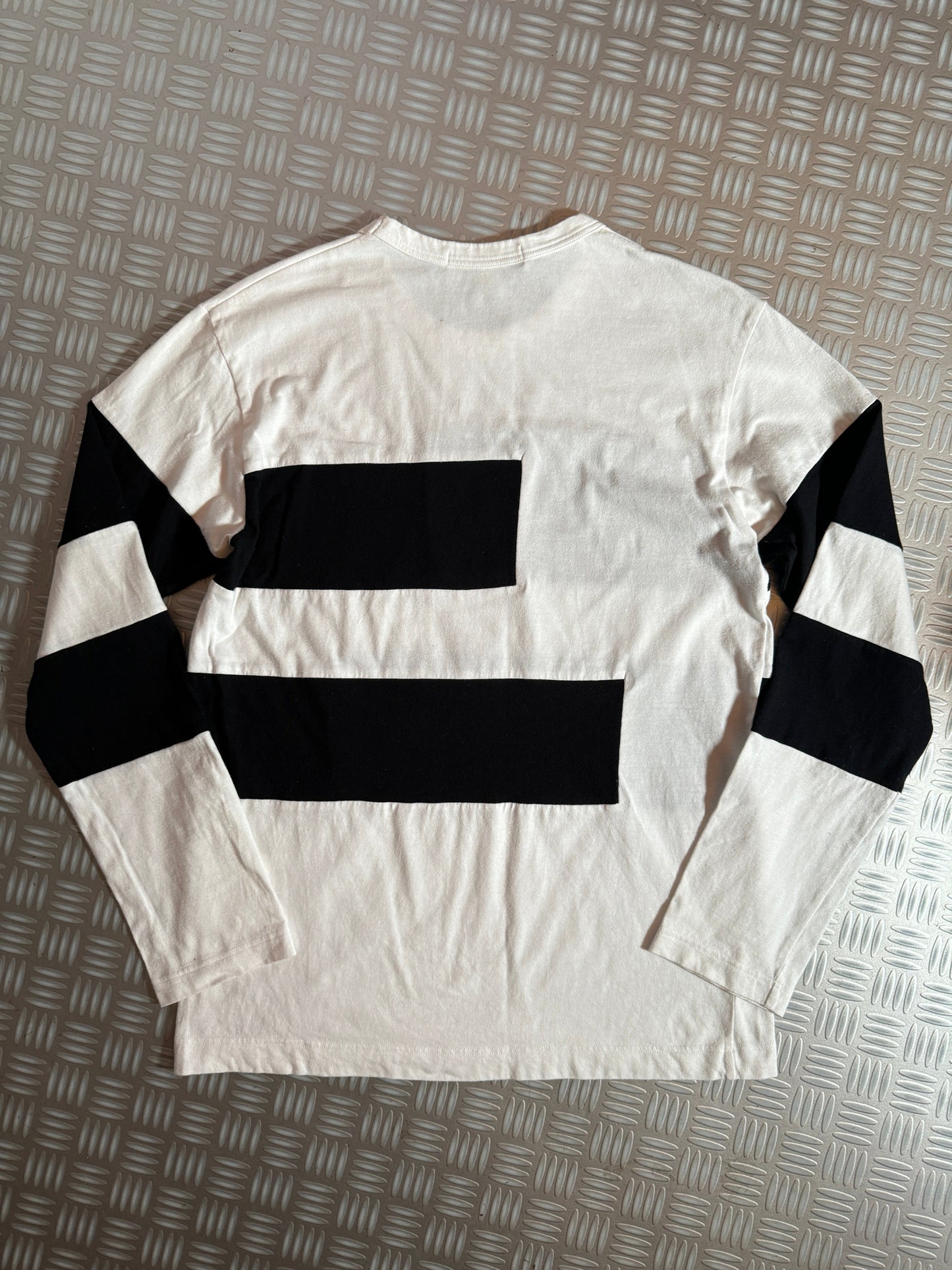 Early 2000's Comme Des Garcons SHIRT Striped Panel Longsleeve T-Shirt
