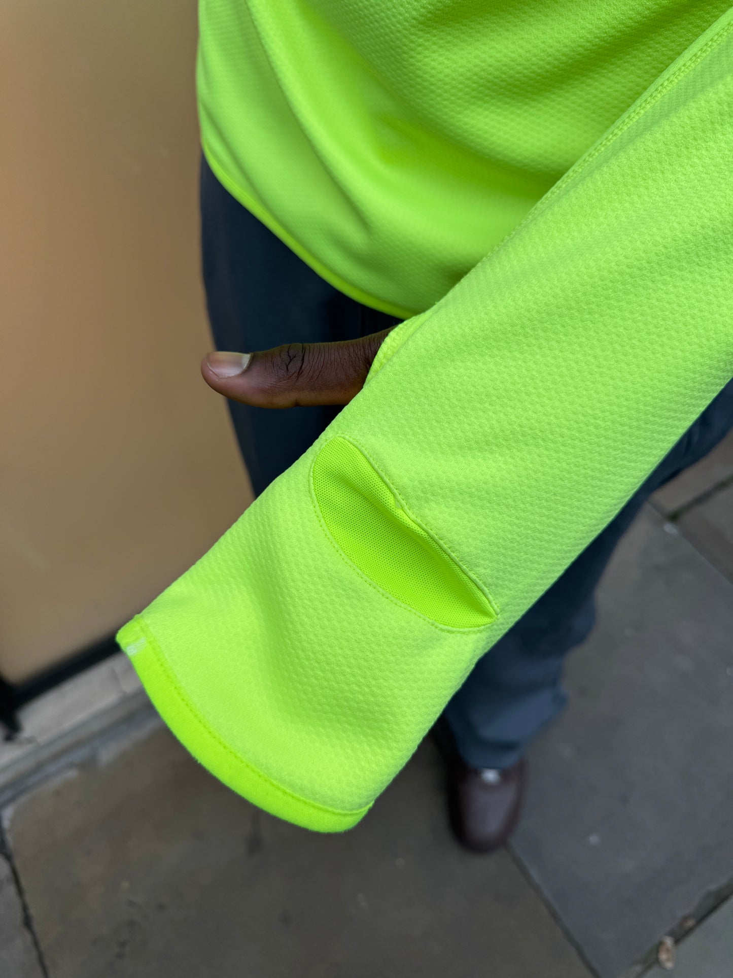 Early 2000’s Nike Sphere Technical Volt Green Sportwear Longsleeve