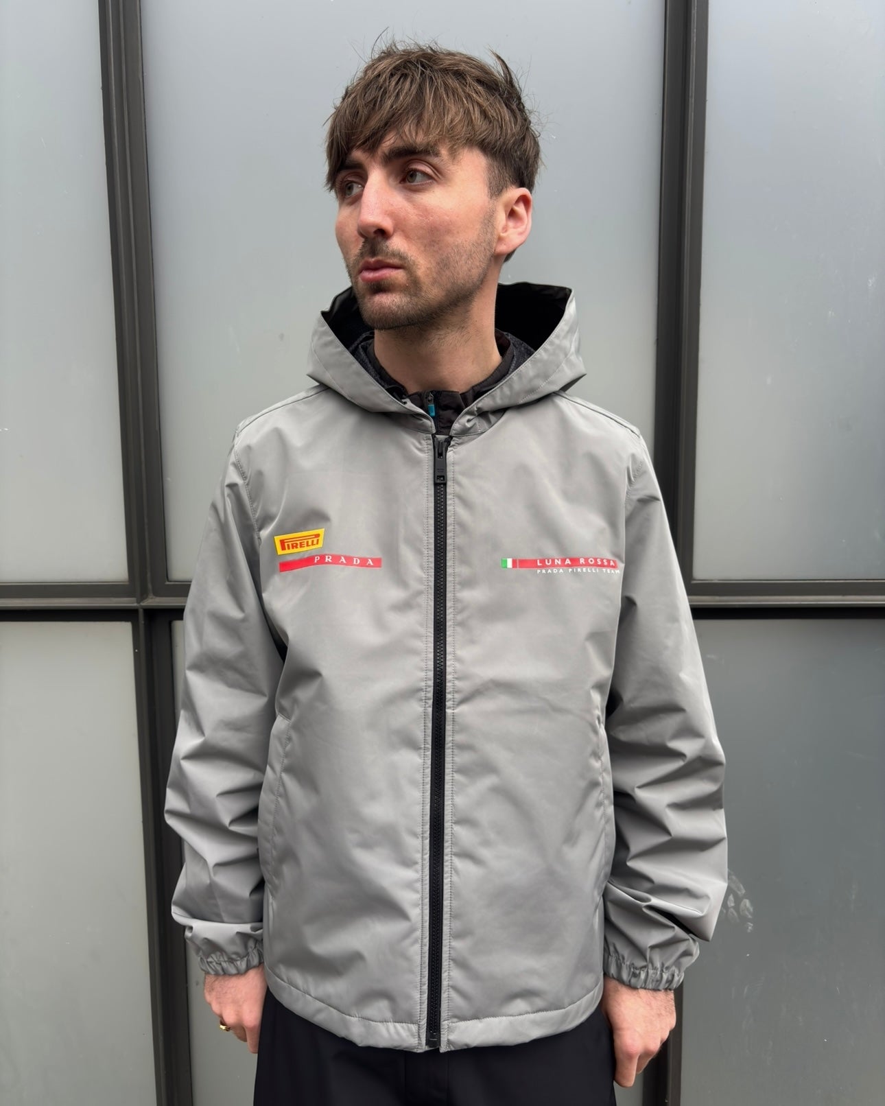 SS24’ Prada Luna Rossa Waterproof Taped Hooded Jacket