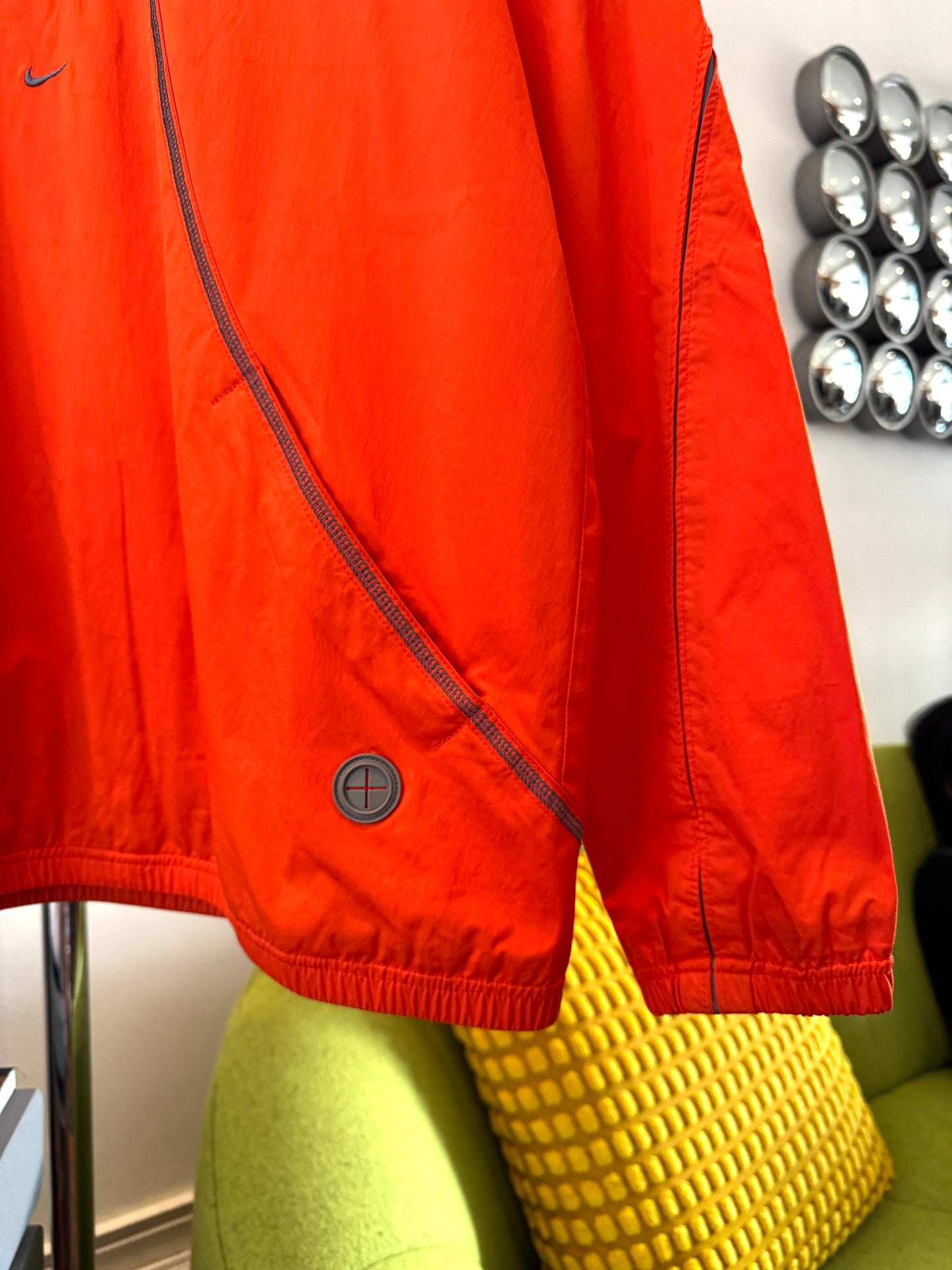 SS03’ Nike Mobius Bright Orange Articulated 1/4 Zip Jacket