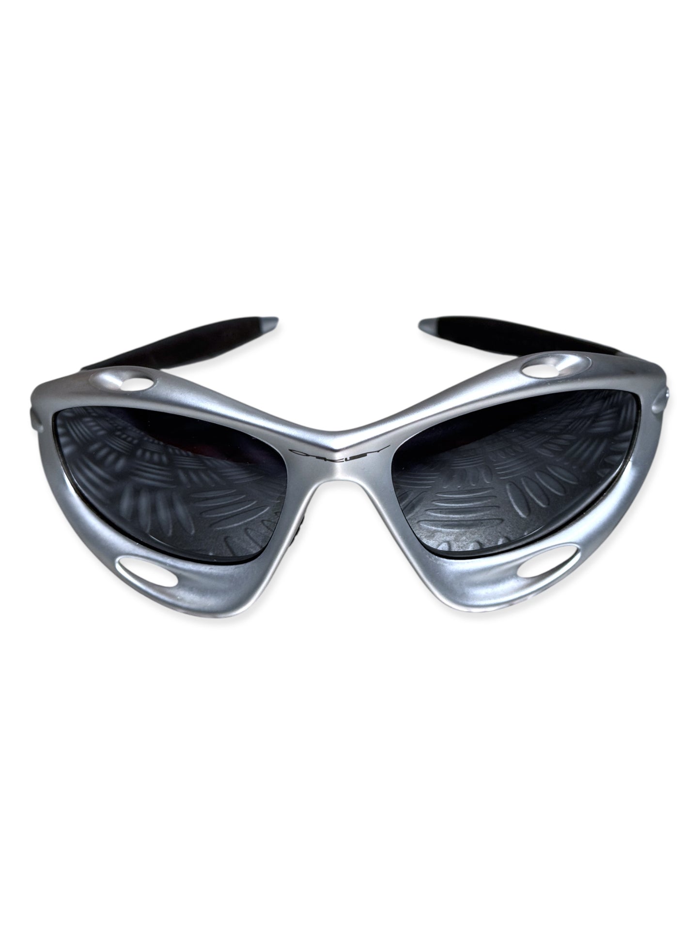 Oakley Silver Racing Jacket Sunglasses
