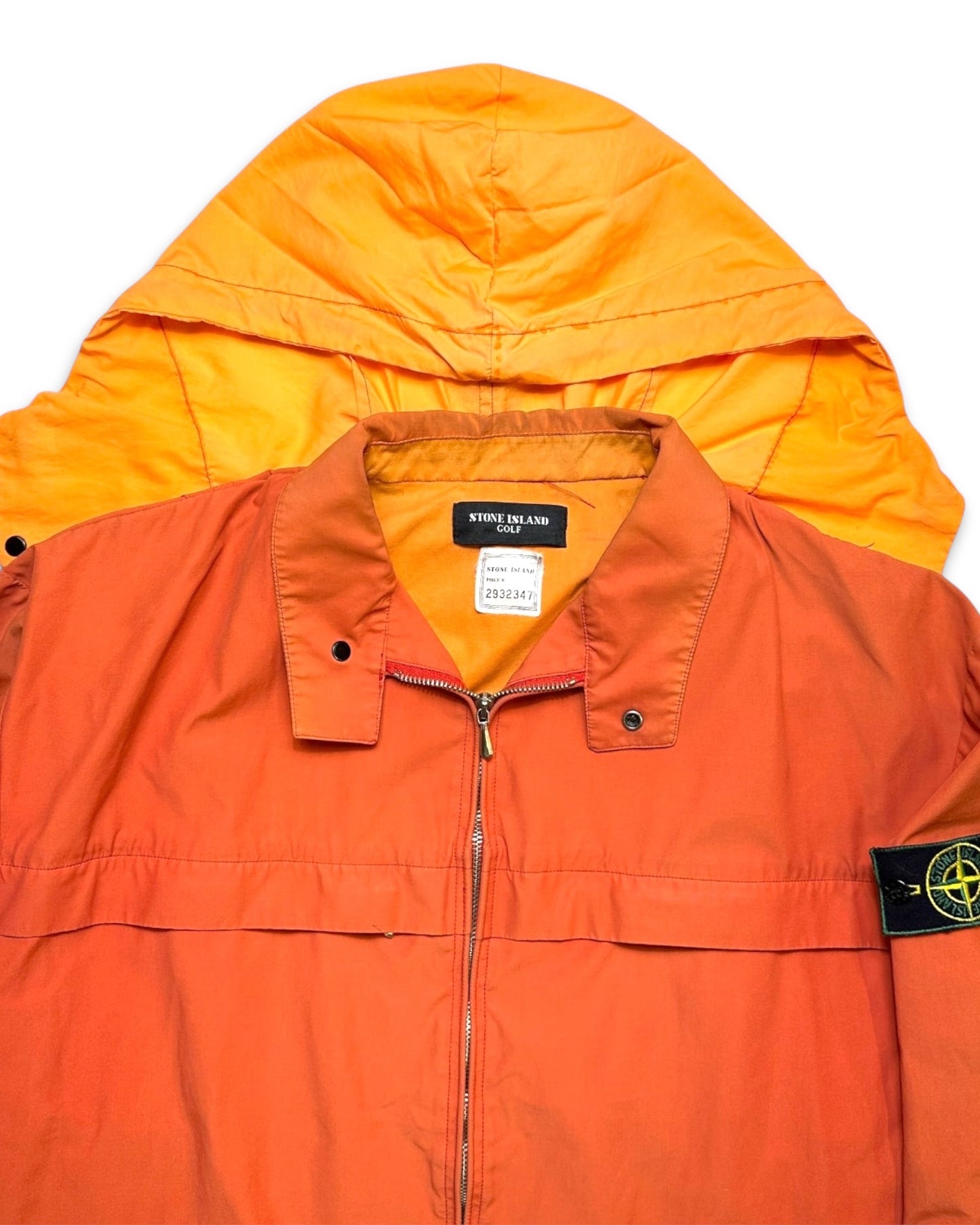 1989 Stone Island Golf Orange Chore Jacket