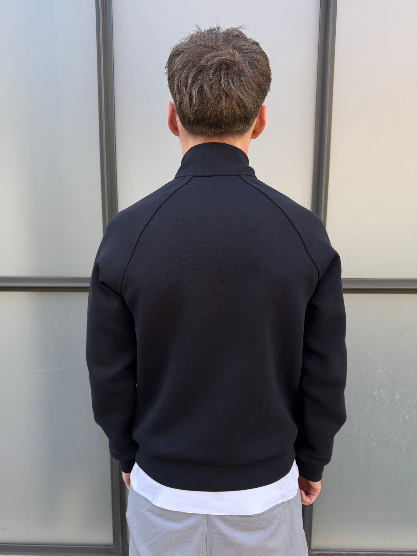 Prada Luna Rossa Jet Black Neoprene Sailing Jacket