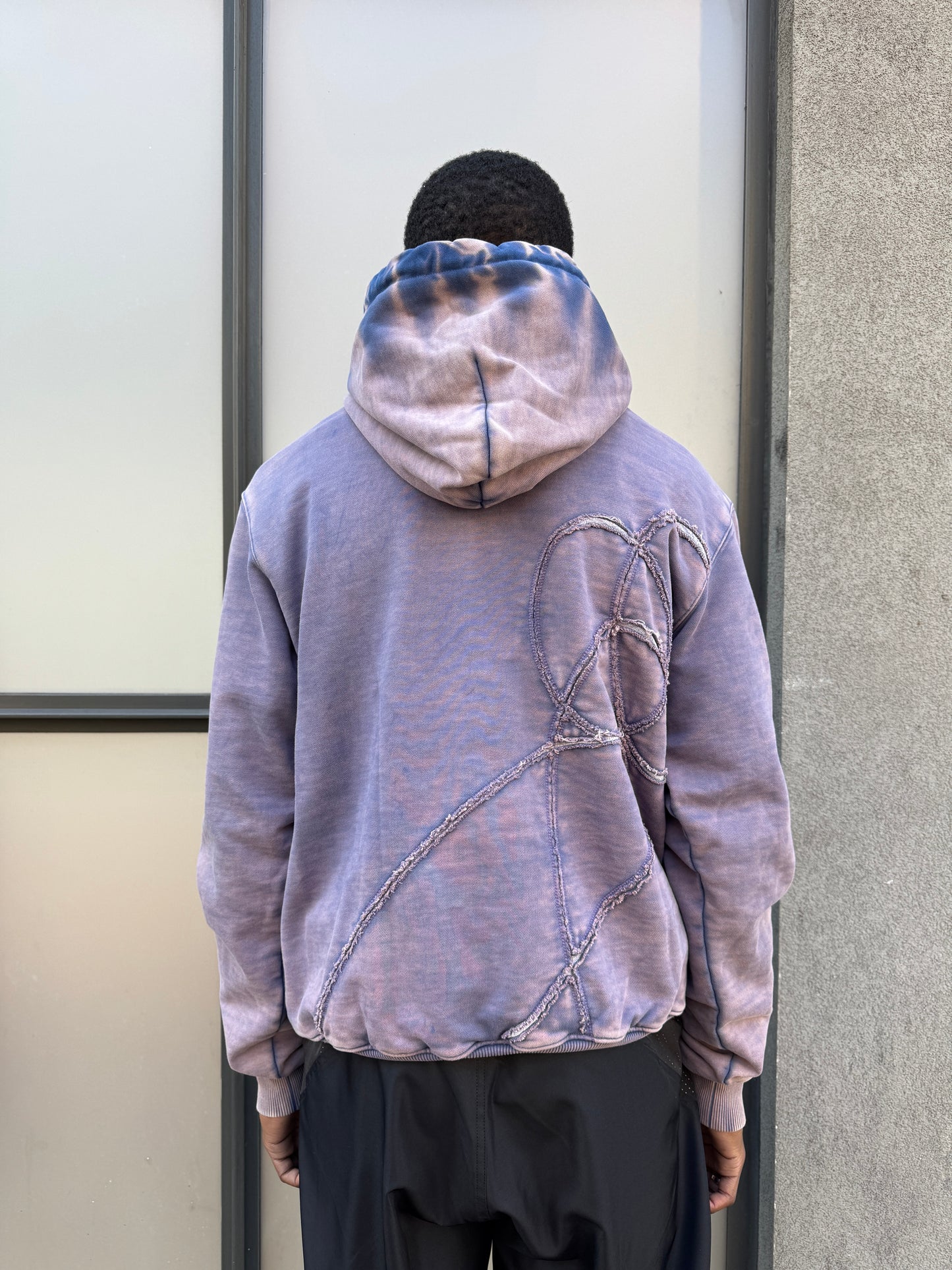 Xlim Overdyed Purple Hoodie