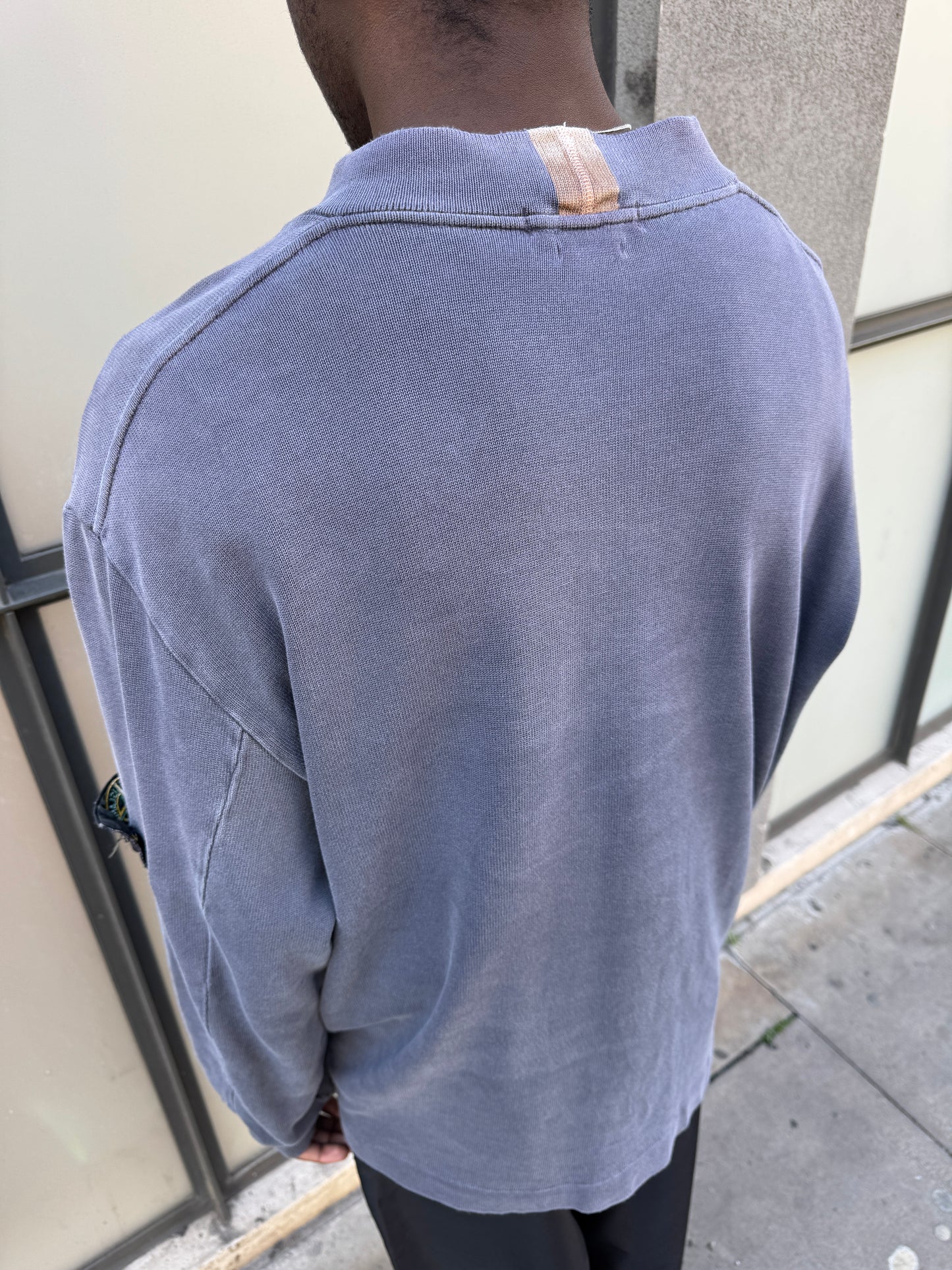Early 2000’s Stone Island Navy Taped Crewneck